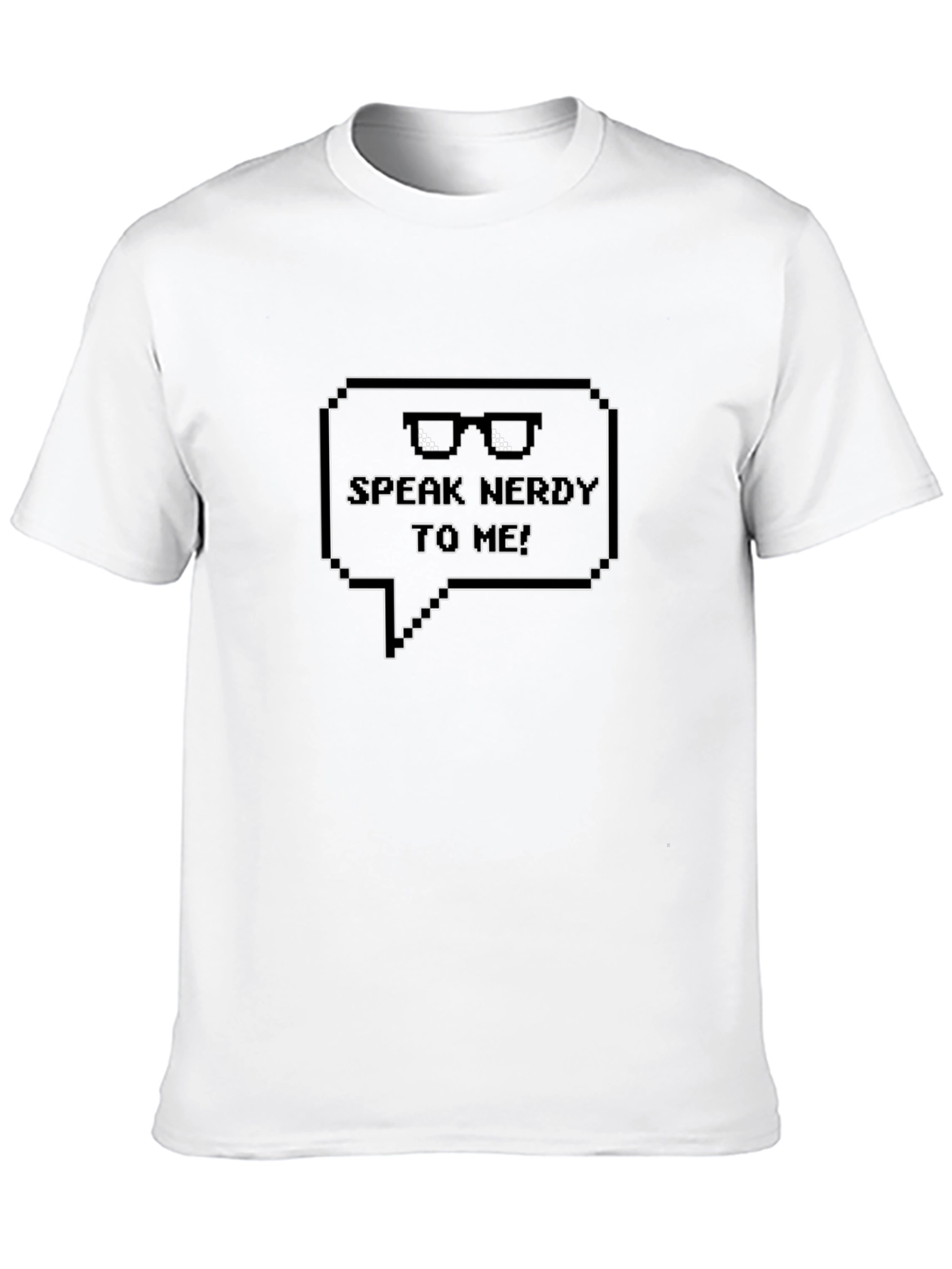 Speak Nerdy to Me Pixel Art T-Shirt