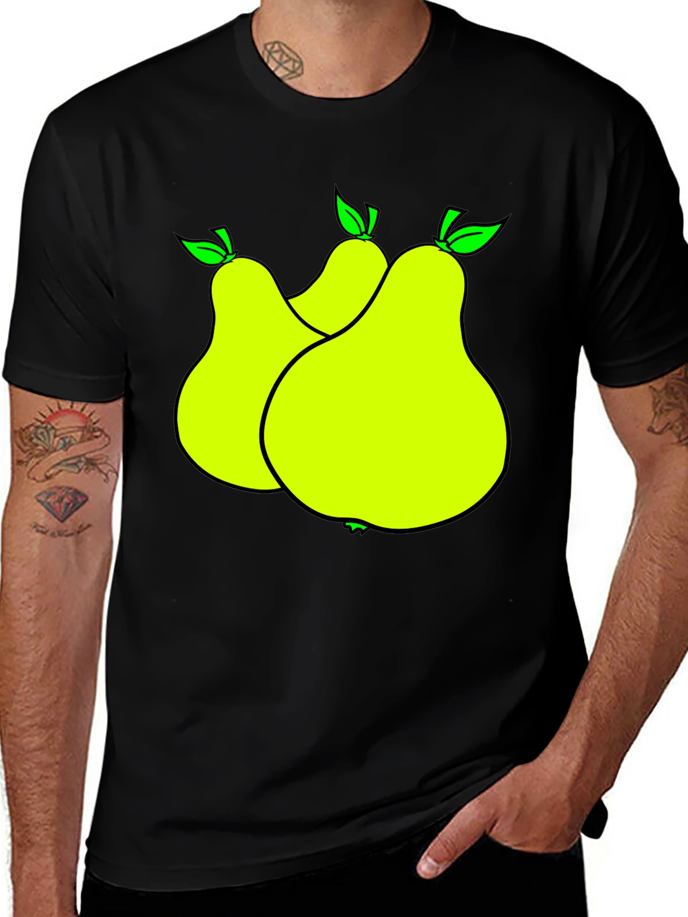 Pear Graphic Tee - Unisex Fruit Design