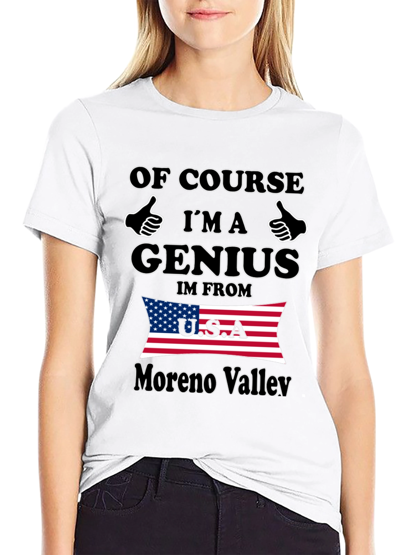 Funny Genius Moreno Valley USA T-Shirt