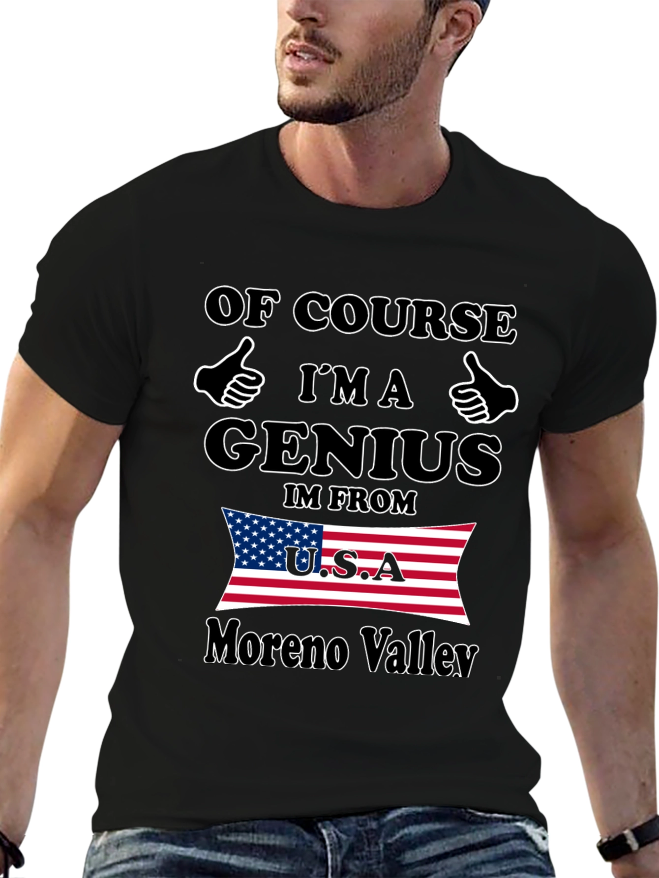 Funny Genius Moreno Valley USA T-Shirt
