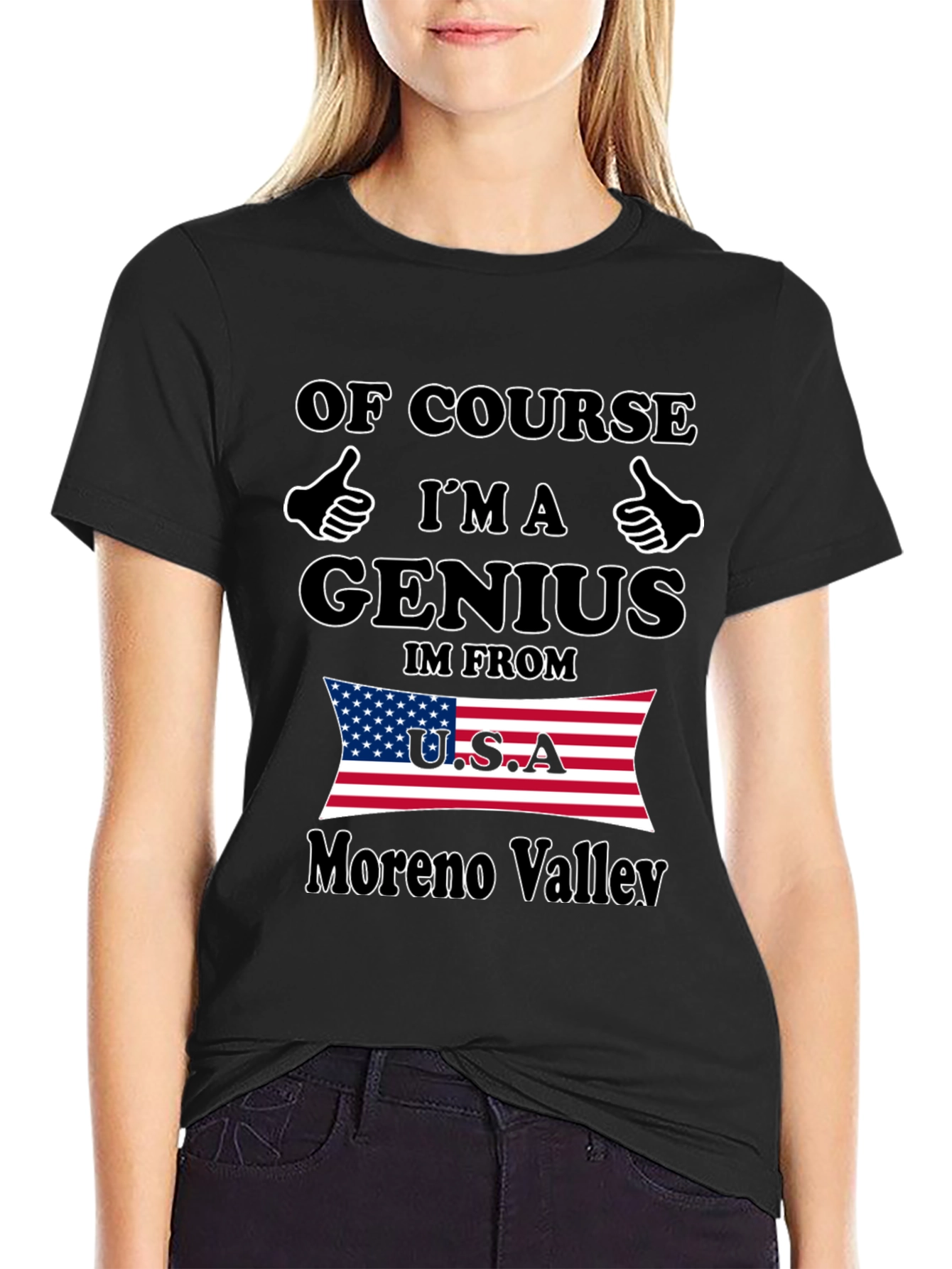 Funny Genius Moreno Valley USA T-Shirt