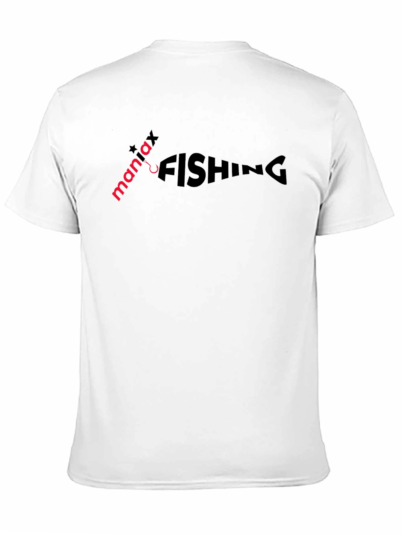 Maniax Fishing Graphic Tee - Black