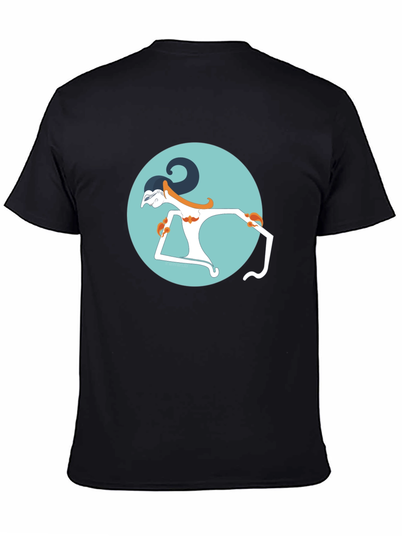 Wayang Kulit Black Graphic Tee