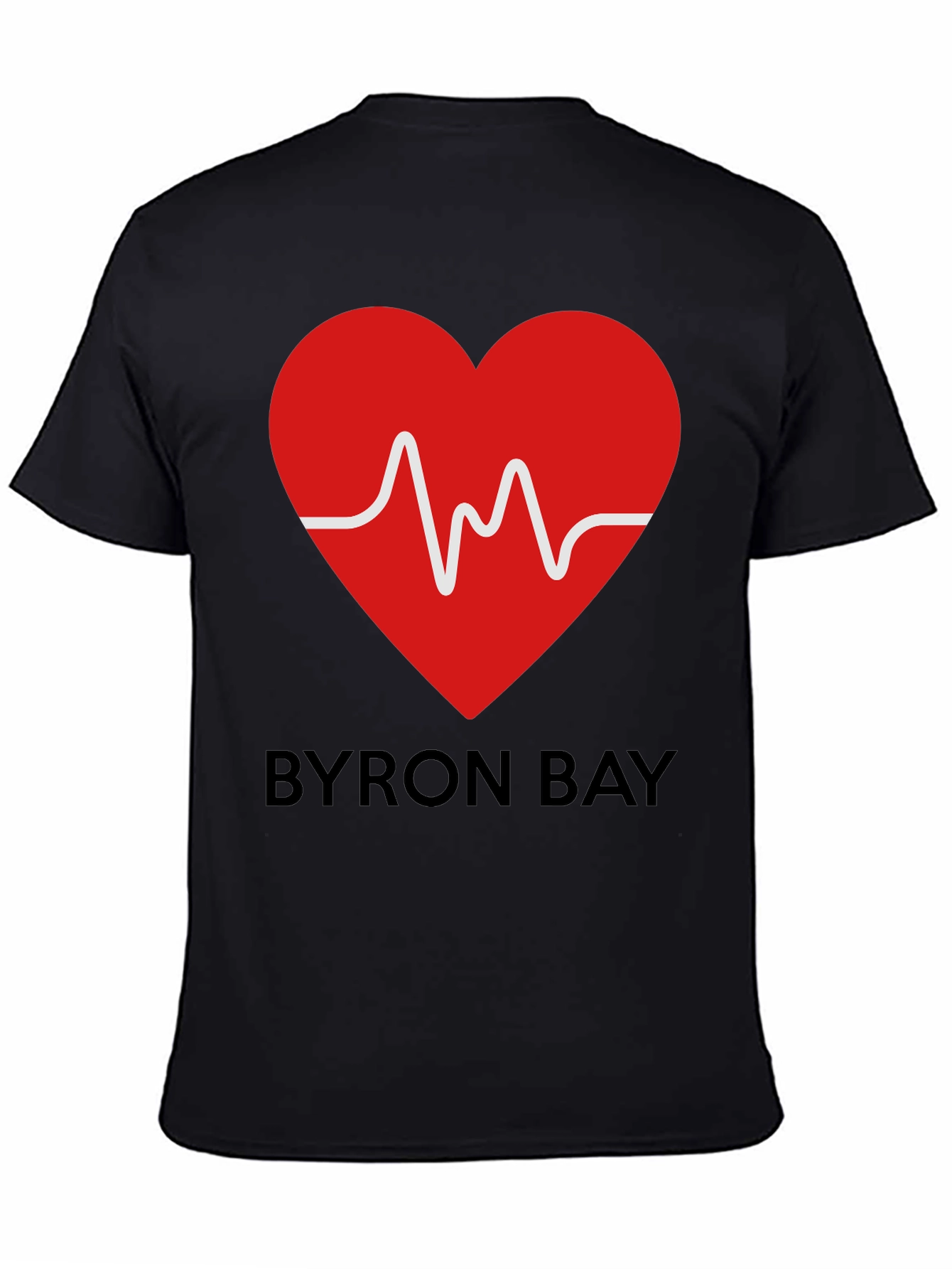 Byron Bay Heartbeat Graphic Tee