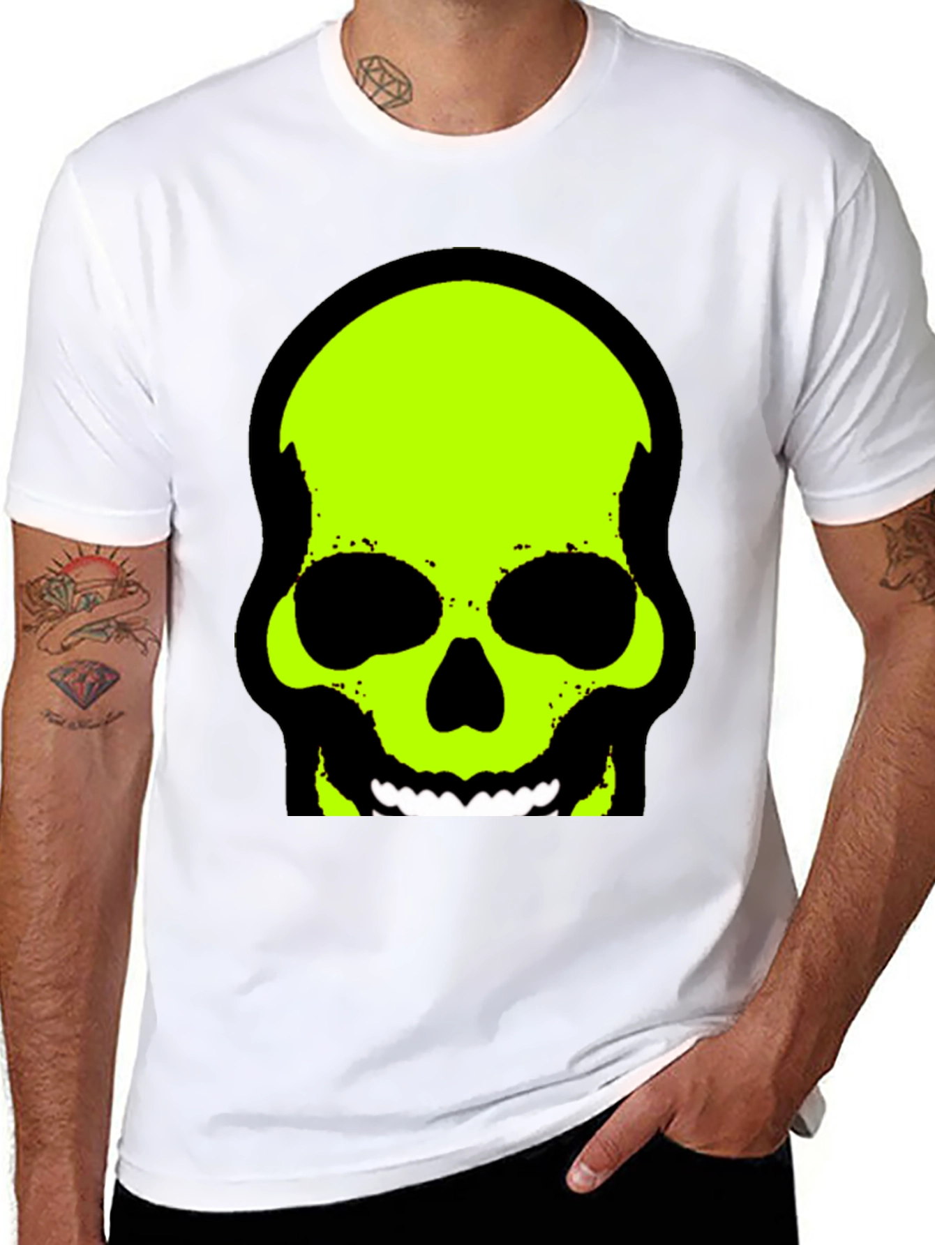 Skull Graphic Tee - Black T-Shirt