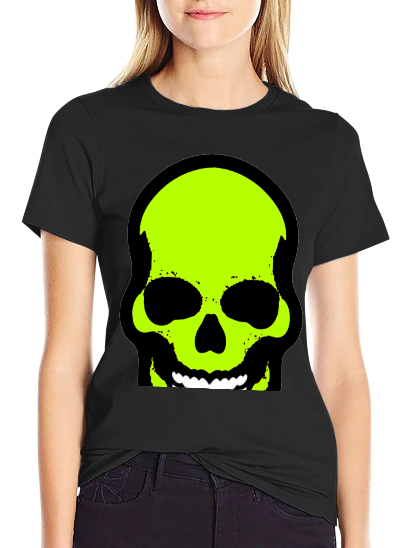 Skull Graphic Tee - Black T-Shirt