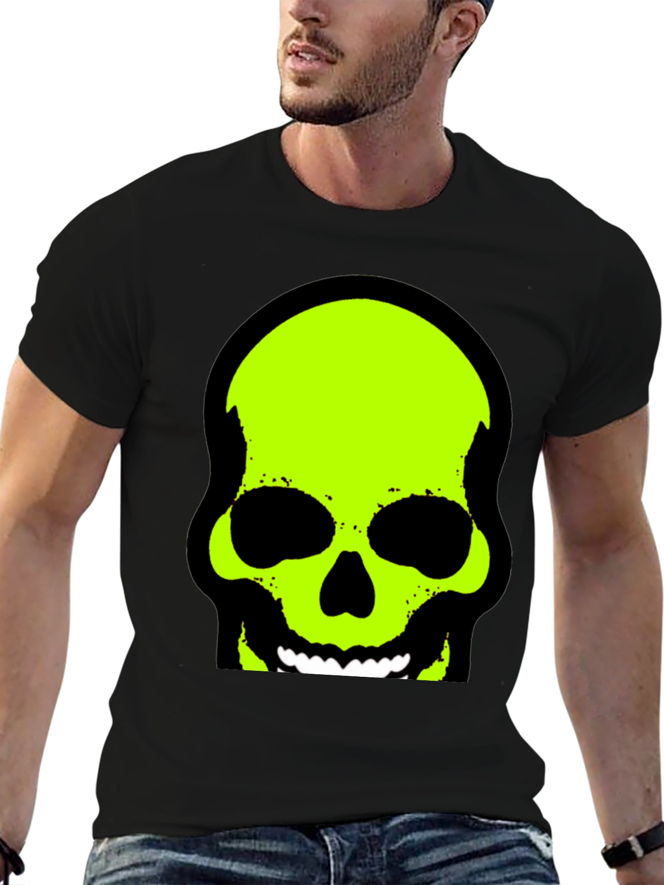 Skull Graphic Tee - Black T-Shirt