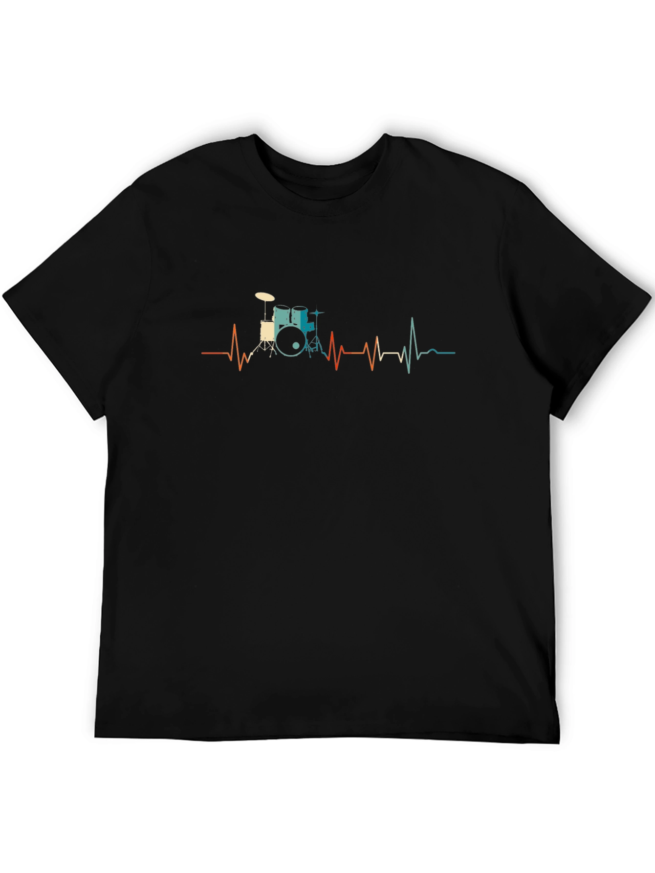 Drumbeat Heartbeat Tee - Music Lover Shirt