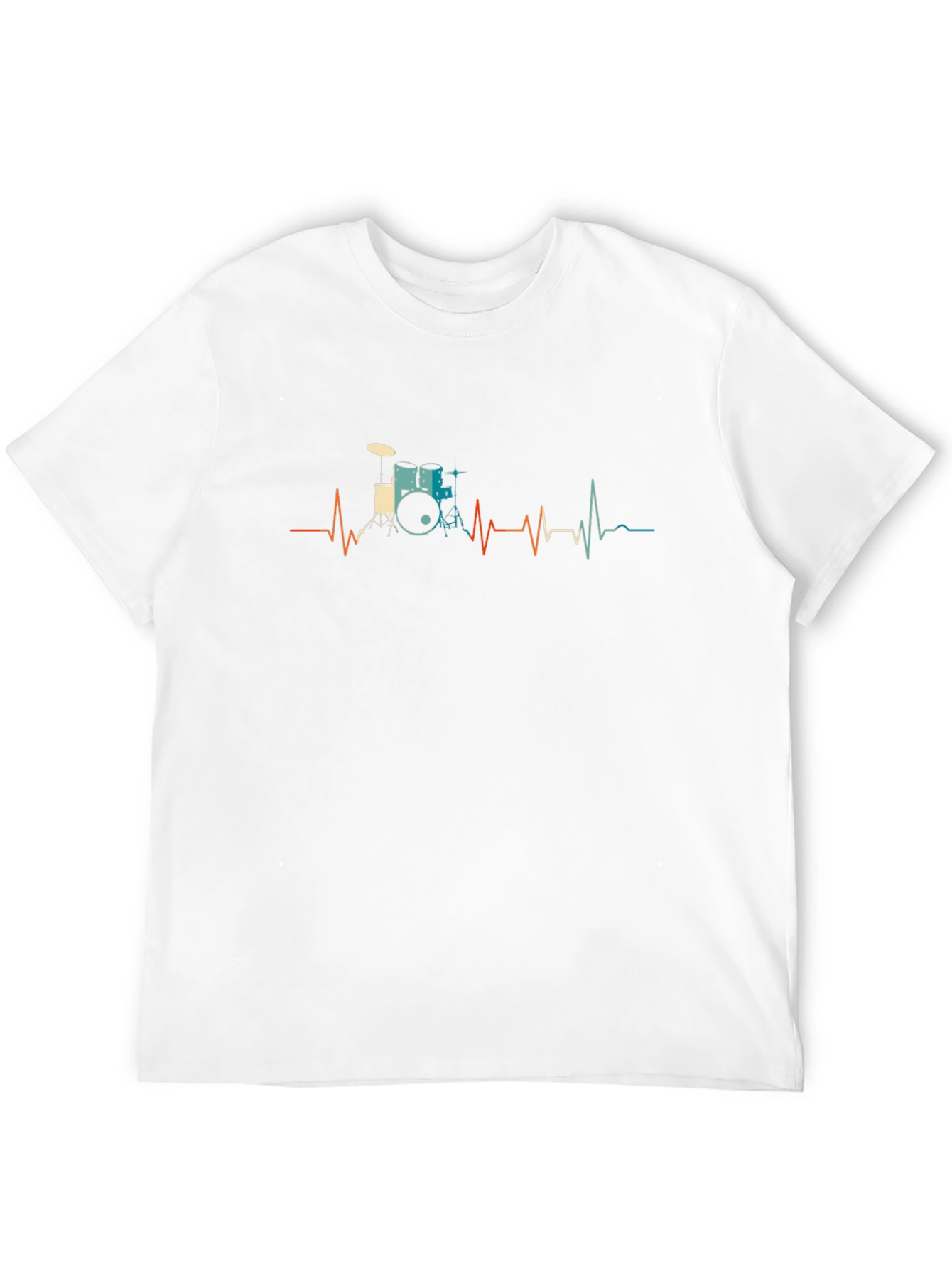 Drumbeat Heartbeat Tee - Music Lover Shirt