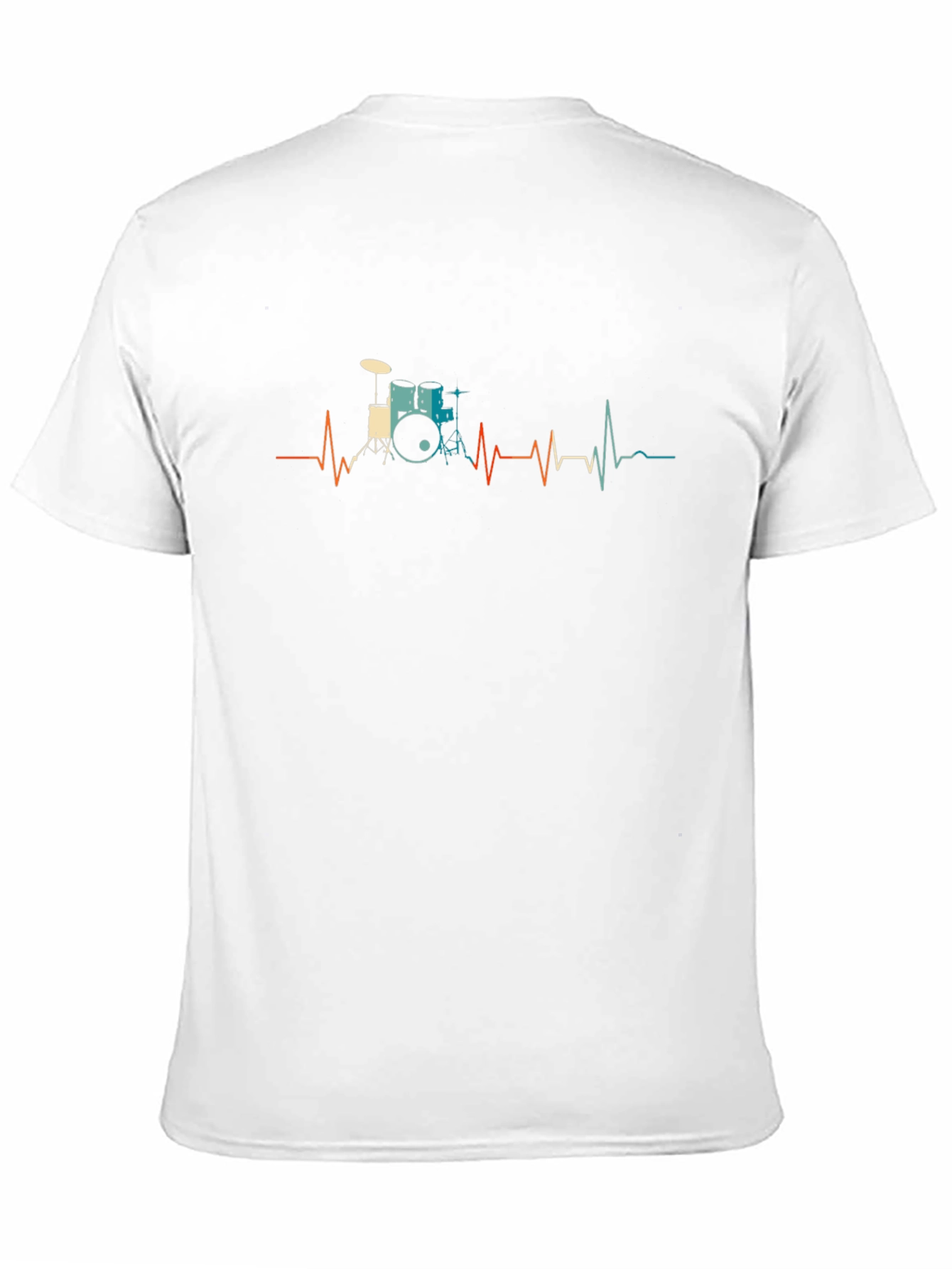 Drumbeat Heartbeat Tee - Music Lover Shirt