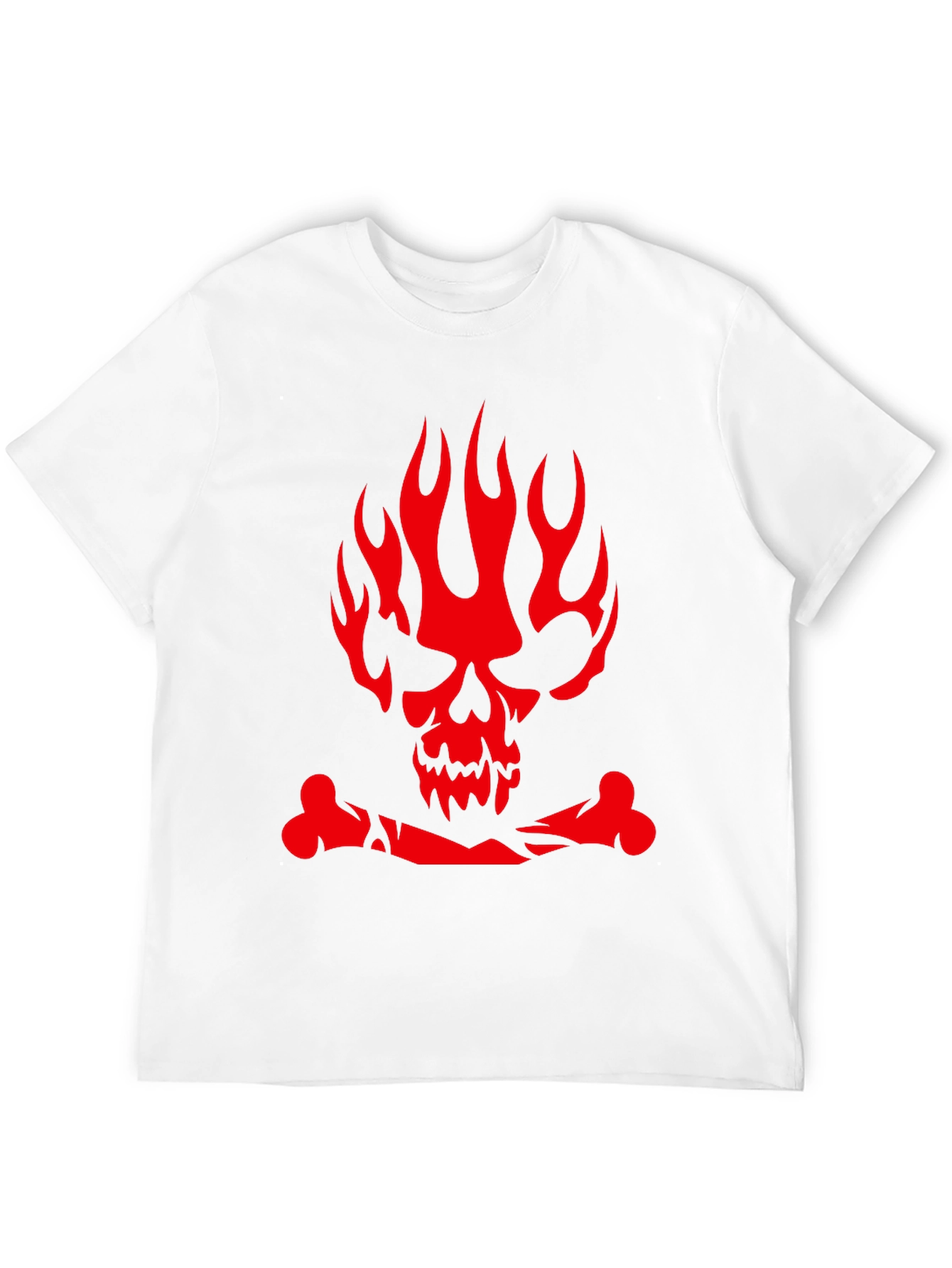 Edgy Skull & Crossbones Graphic Tee
