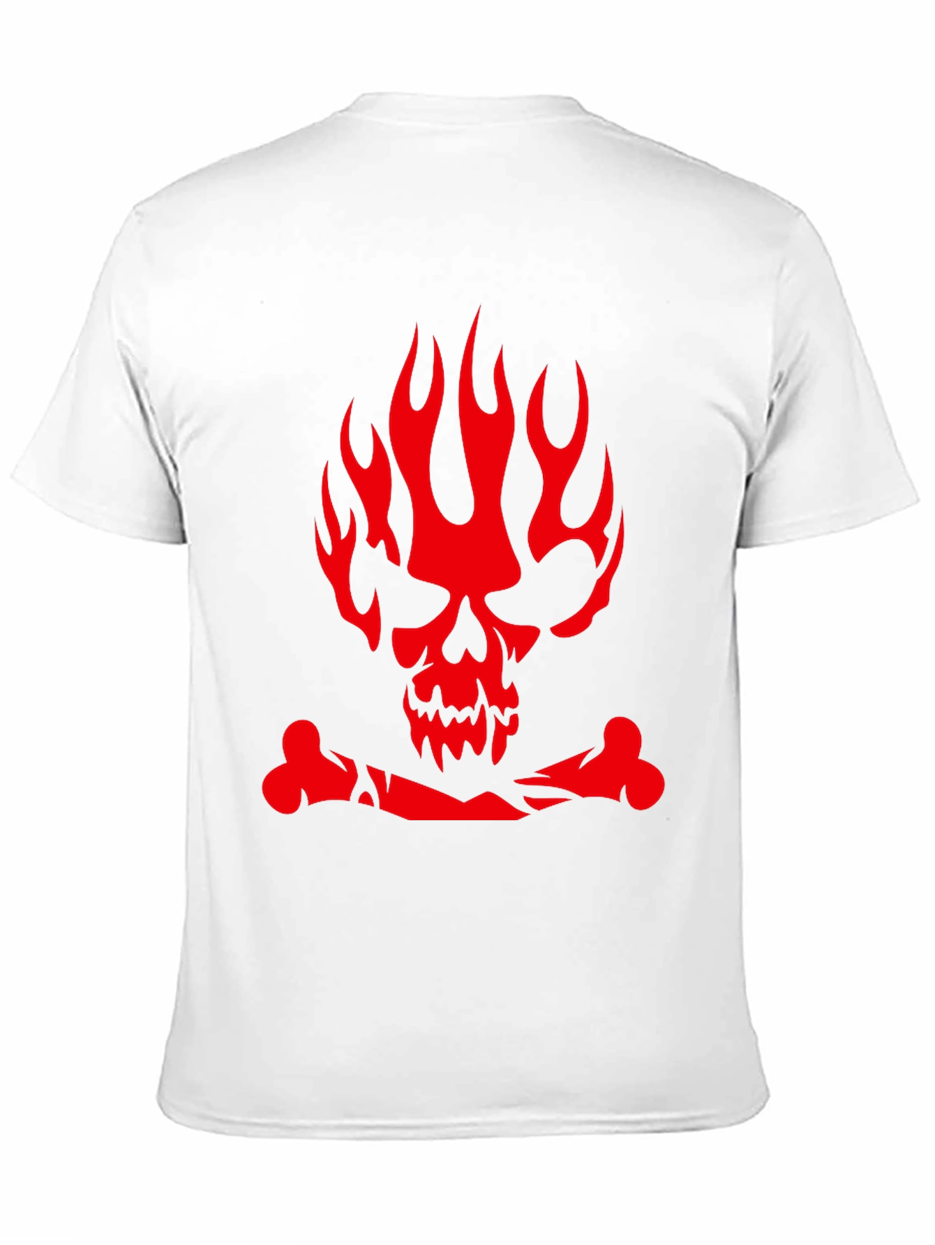 Edgy Skull & Crossbones Graphic Tee