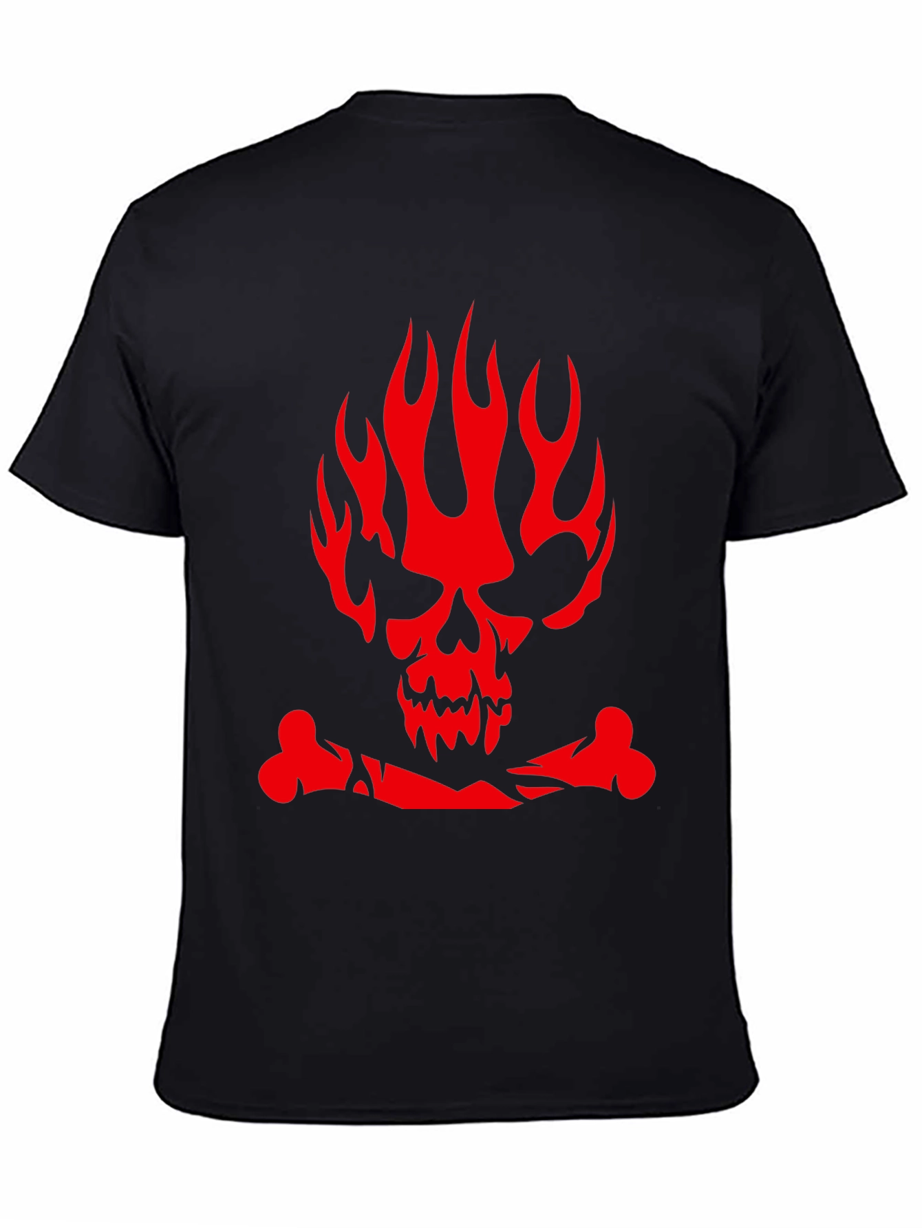 Edgy Skull & Crossbones Graphic Tee