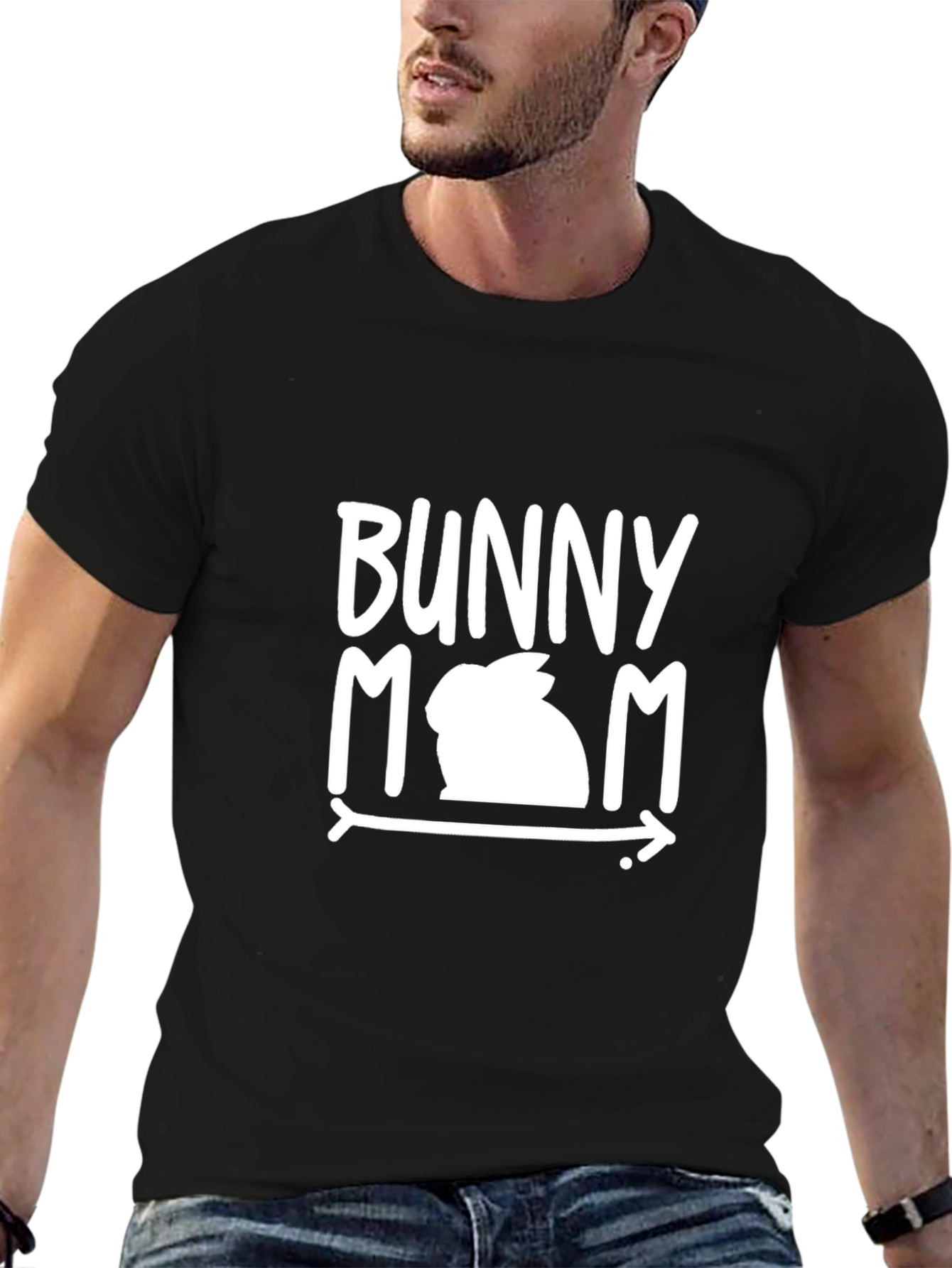 Bunny Mom T-Shirt - Cute Rabbit Graphic Tee