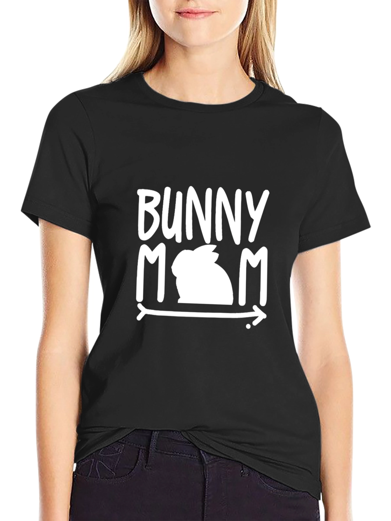 Bunny Mom T-Shirt - Cute Rabbit Graphic Tee