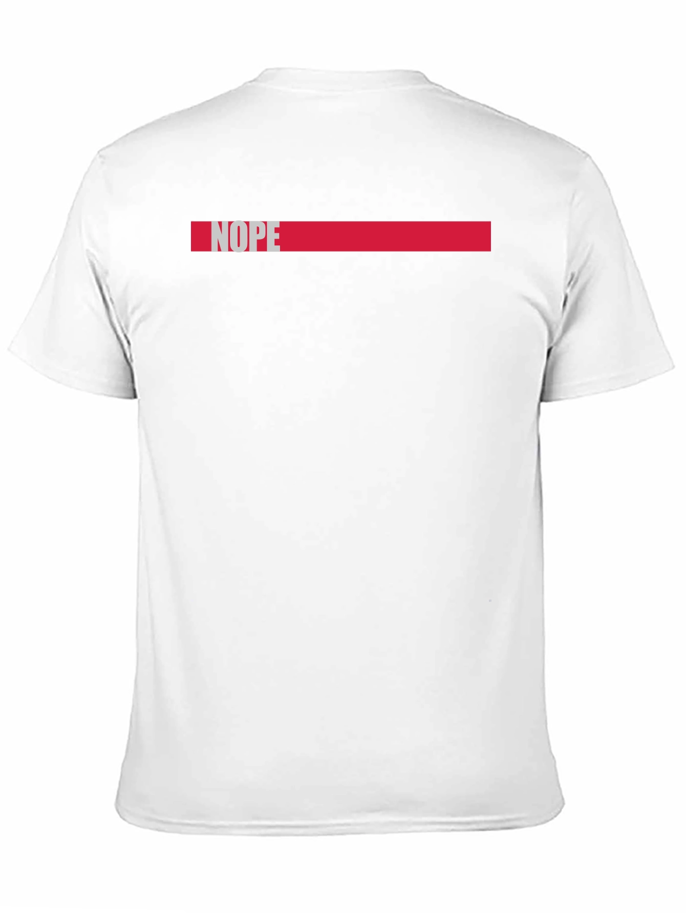 Nope Graphic Tee - Casual Black Cotton T-Shirt