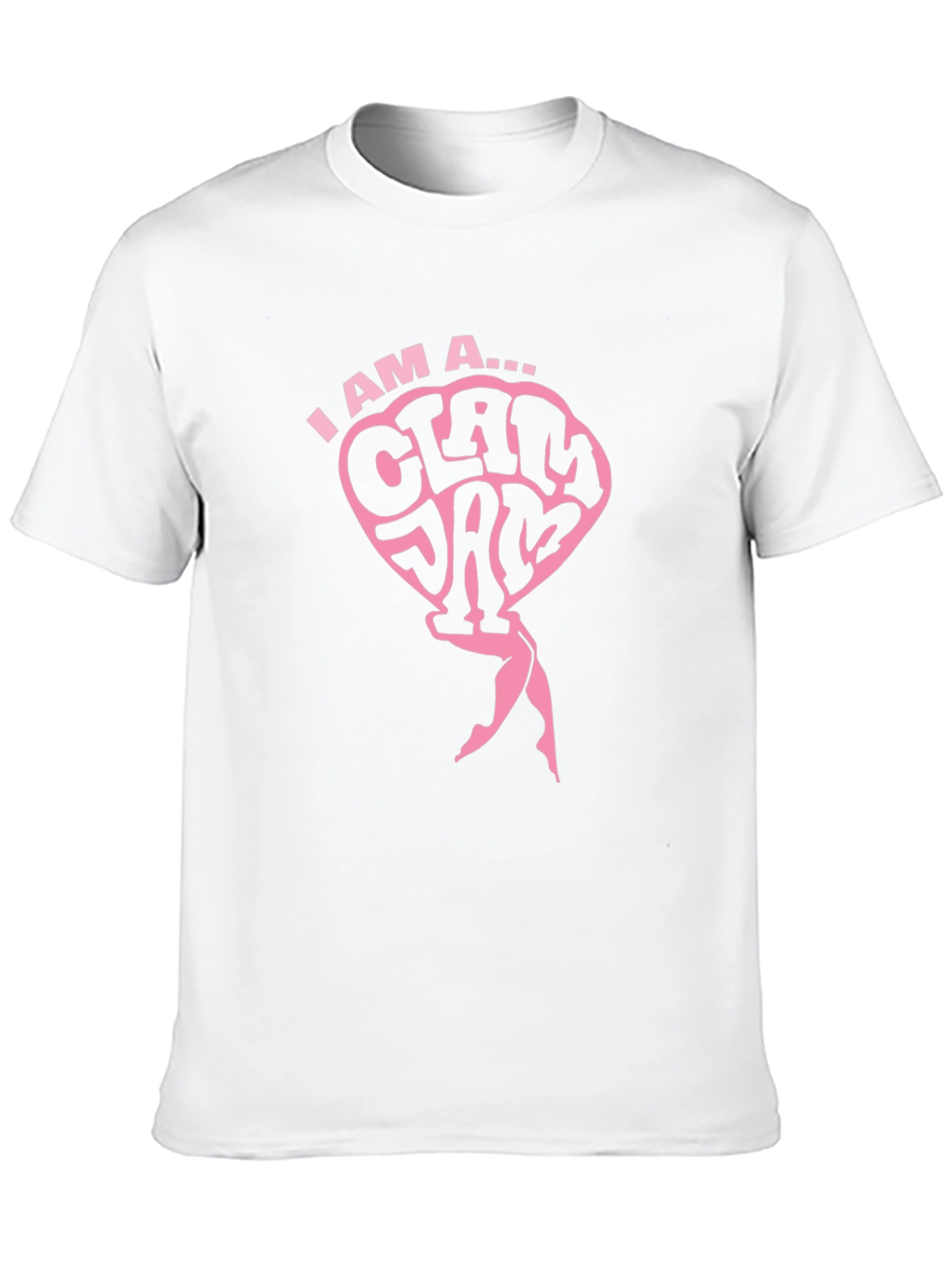 I AM A CLAM JAM Black T-Shirt