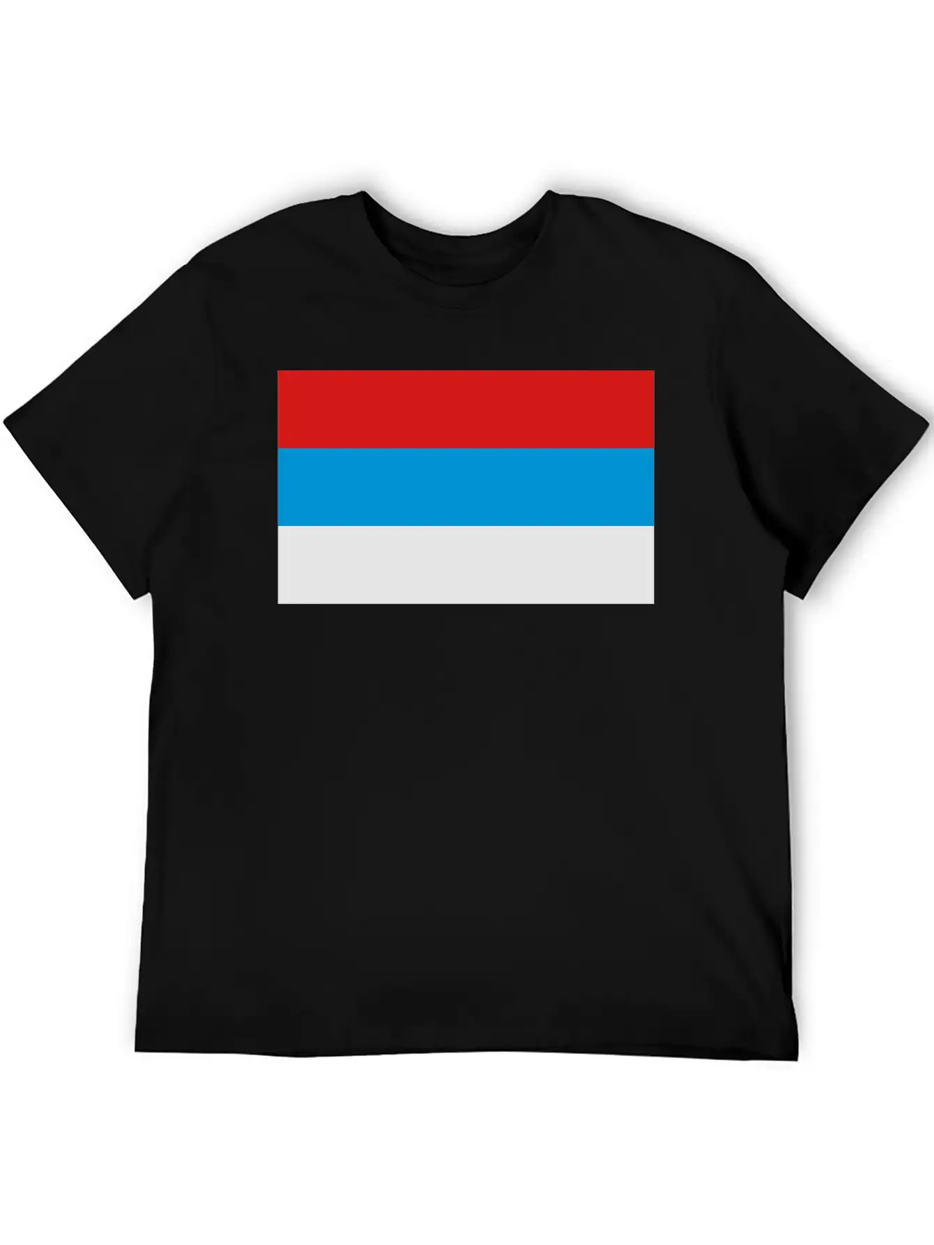 National Flag Of Serbia Unisex Casual T-Shirt – Clean Design For Daily Comfort