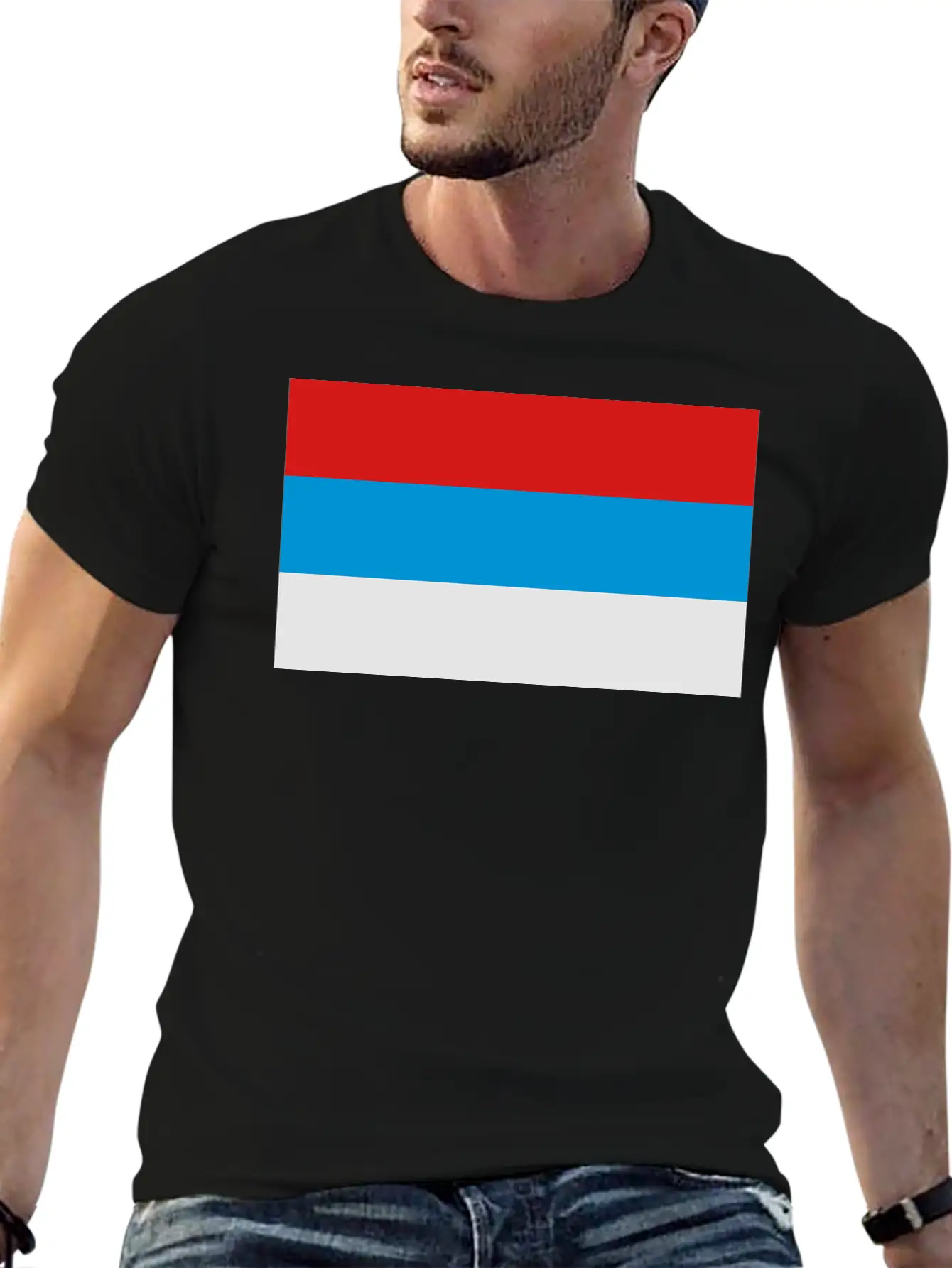 National Flag Of Serbia Unisex Casual T-Shirt – Clean Design For Daily Comfort