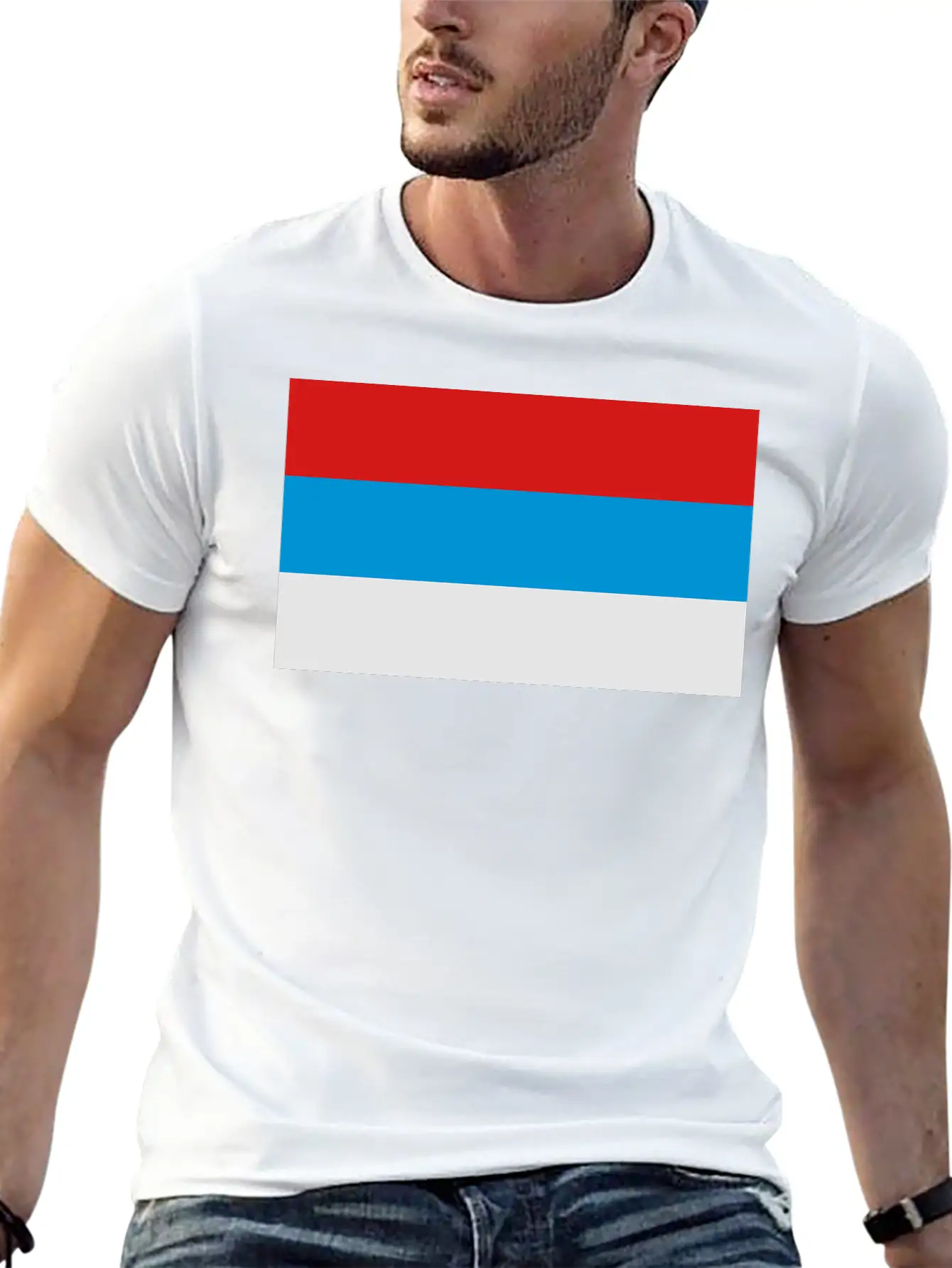 National Flag Of Serbia Unisex Casual T-Shirt – Clean Design For Daily Comfort