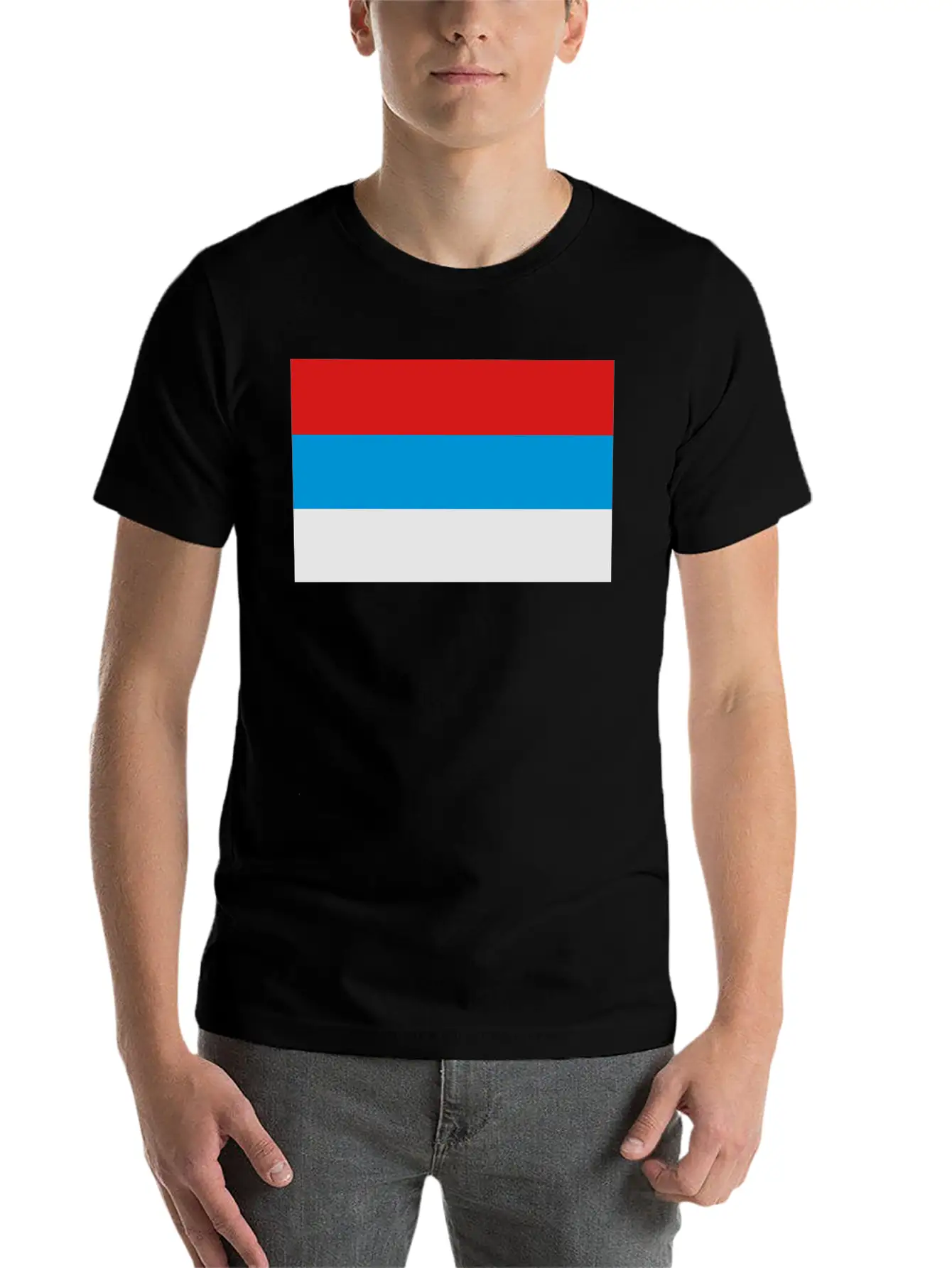 National Flag Of Serbia Unisex Casual T-Shirt – Clean Design For Daily Comfort
