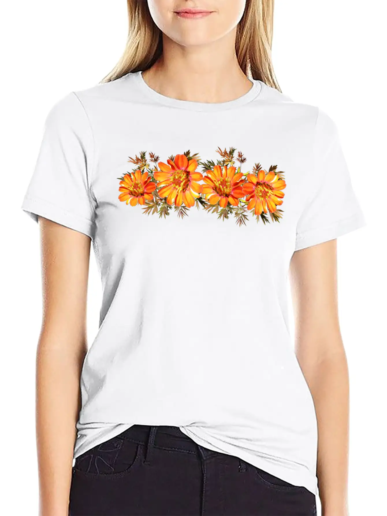 Nature Flowers Blumen Spring Garten Garden Unisex Casual T-Shirt – Clean Design For Daily Comfort