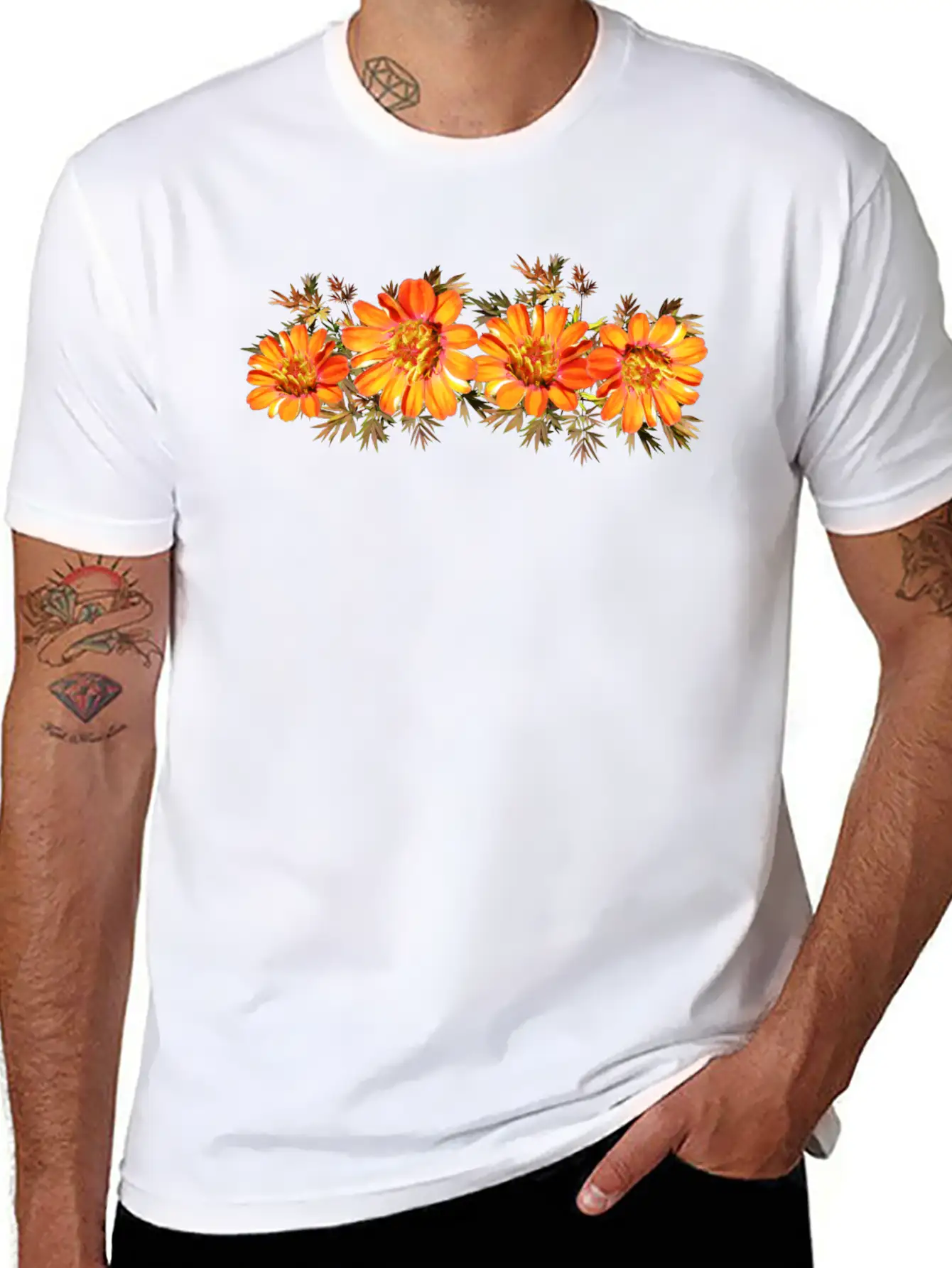 Nature Flowers Blumen Spring Garten Garden Unisex Casual T-Shirt – Clean Design For Daily Comfort