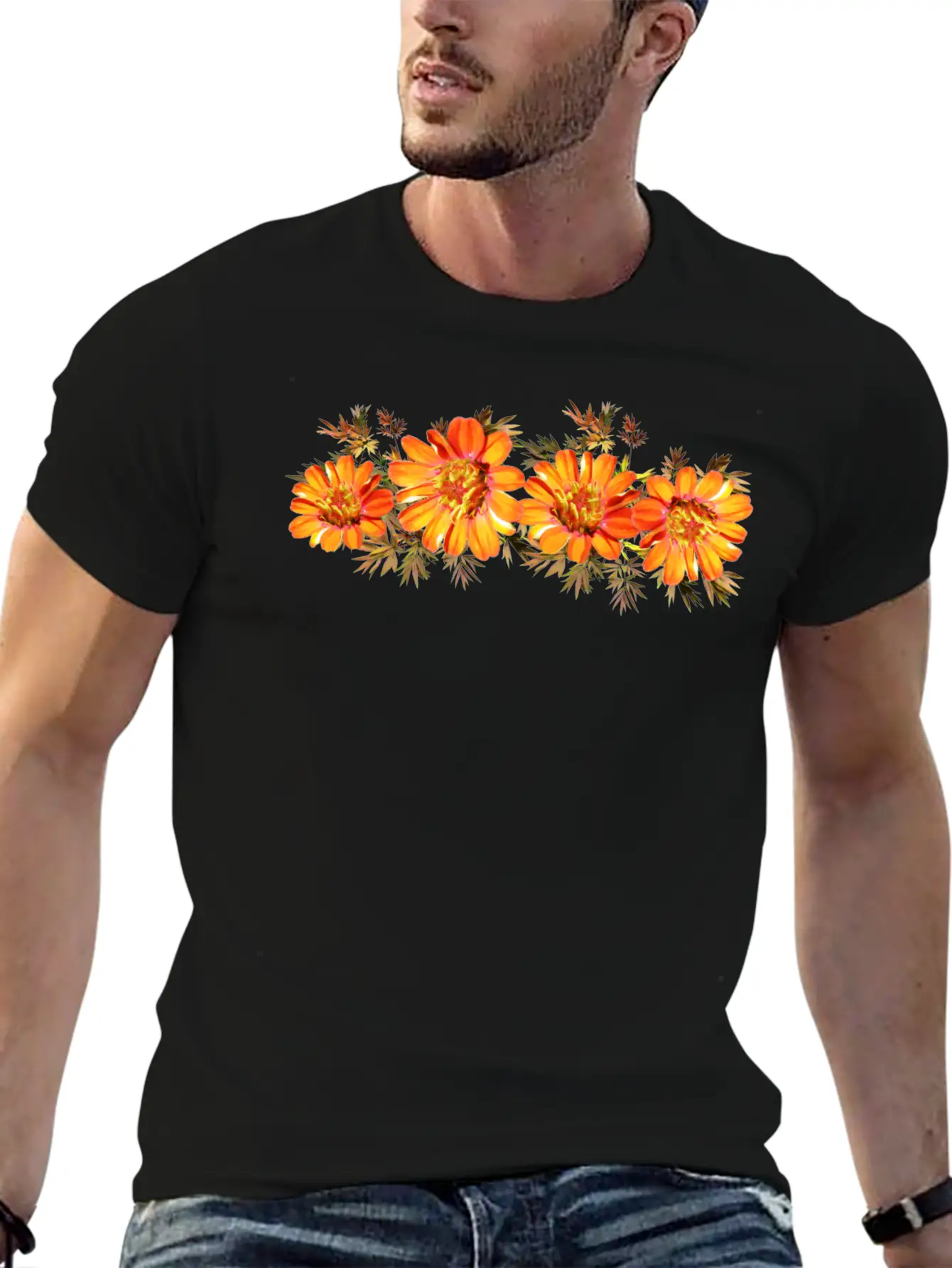 Nature Flowers Blumen Spring Garten Garden Unisex Casual T-Shirt – Clean Design For Daily Comfort