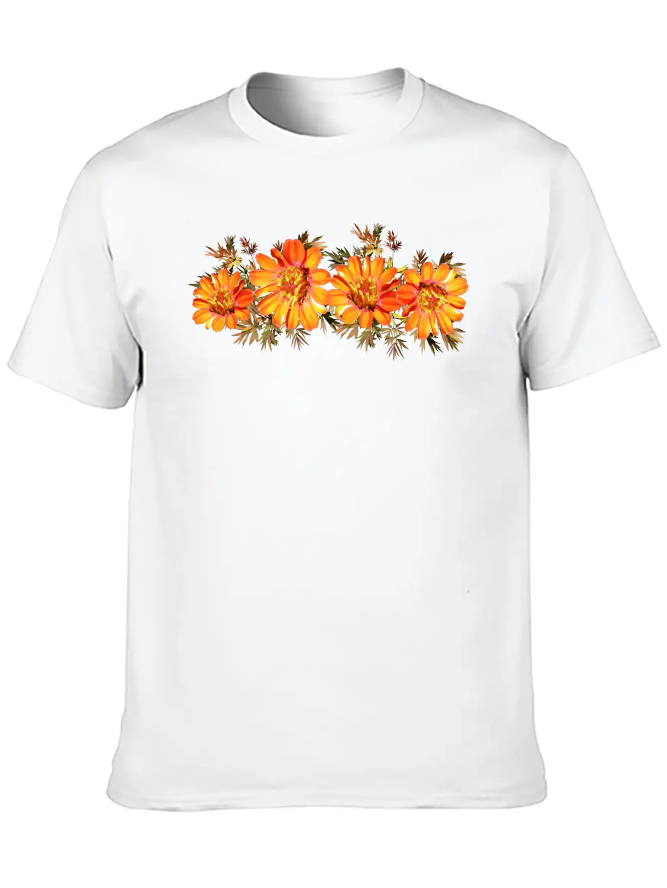 Nature Flowers Blumen Spring Garten Garden Unisex Casual T-Shirt – Clean Design For Daily Comfort