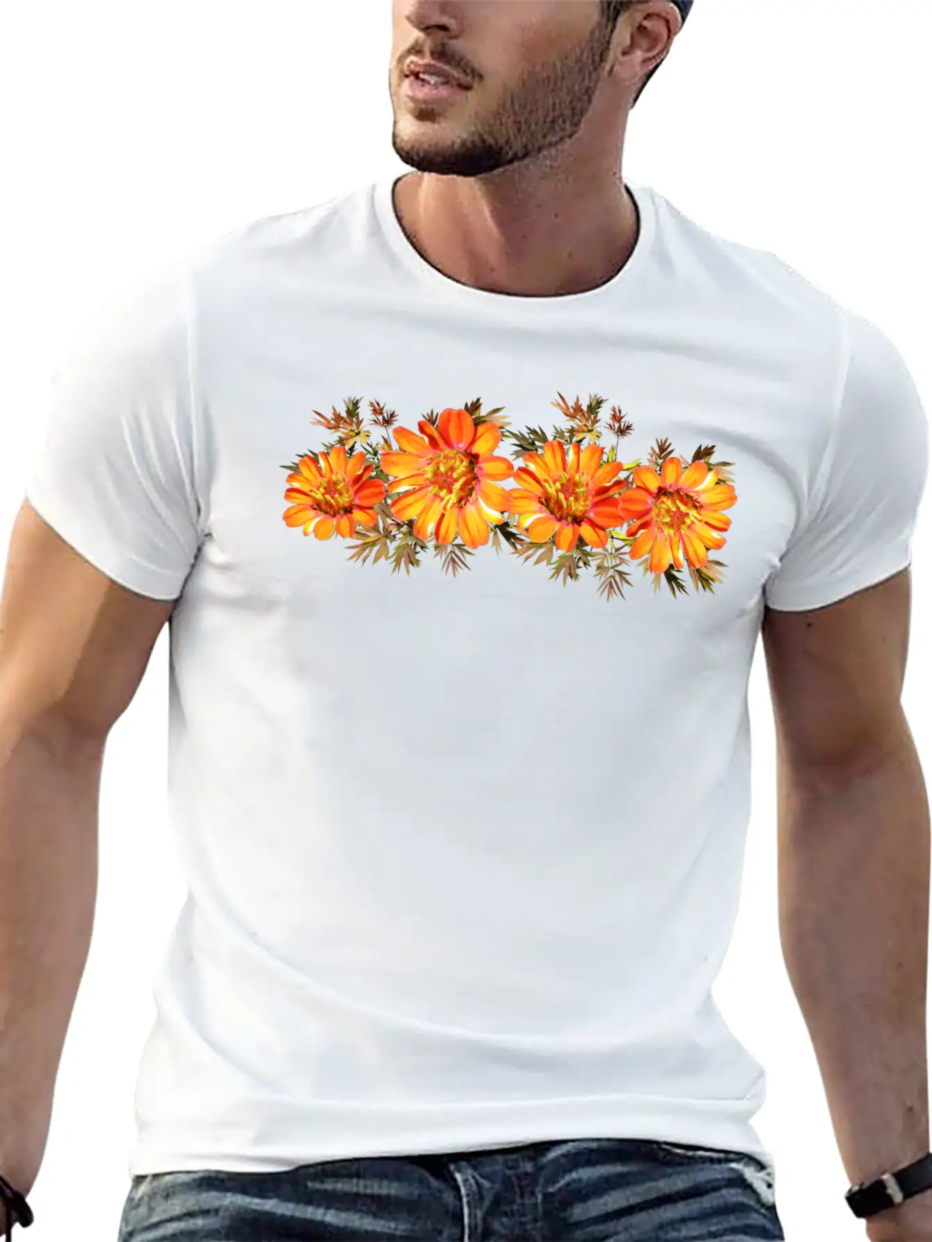Nature Flowers Blumen Spring Garten Garden Unisex Casual T-Shirt – Clean Design For Daily Comfort