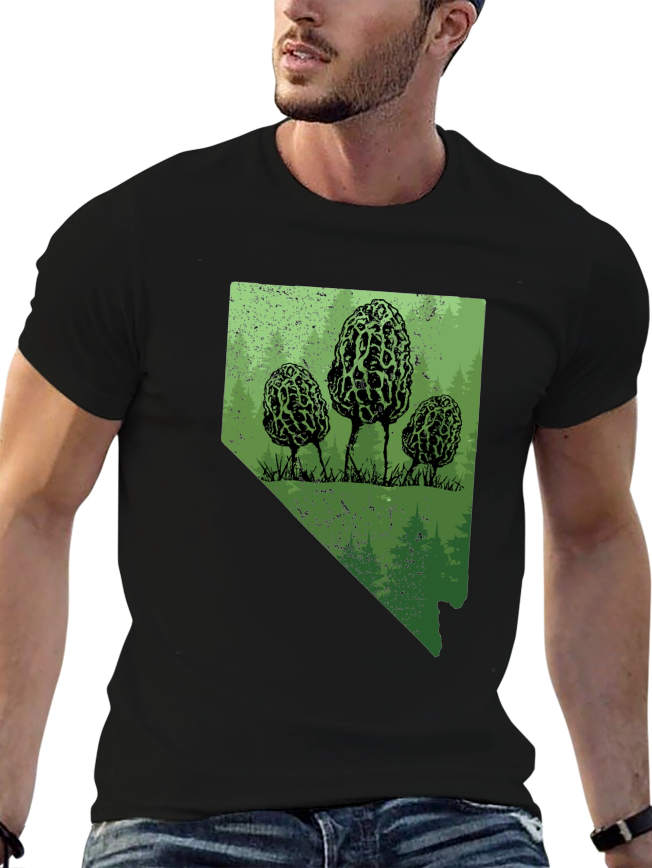 Nevada Morel Mushroom T-Shirt