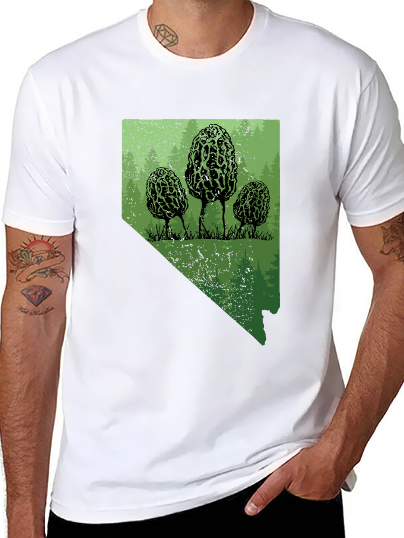 Nevada Morel Mushroom T-Shirt
