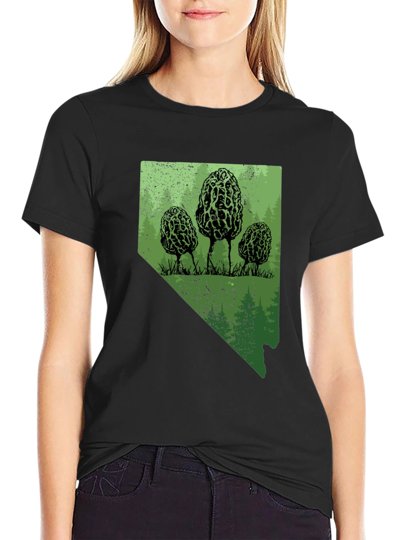 Nevada Morel Mushroom T-Shirt