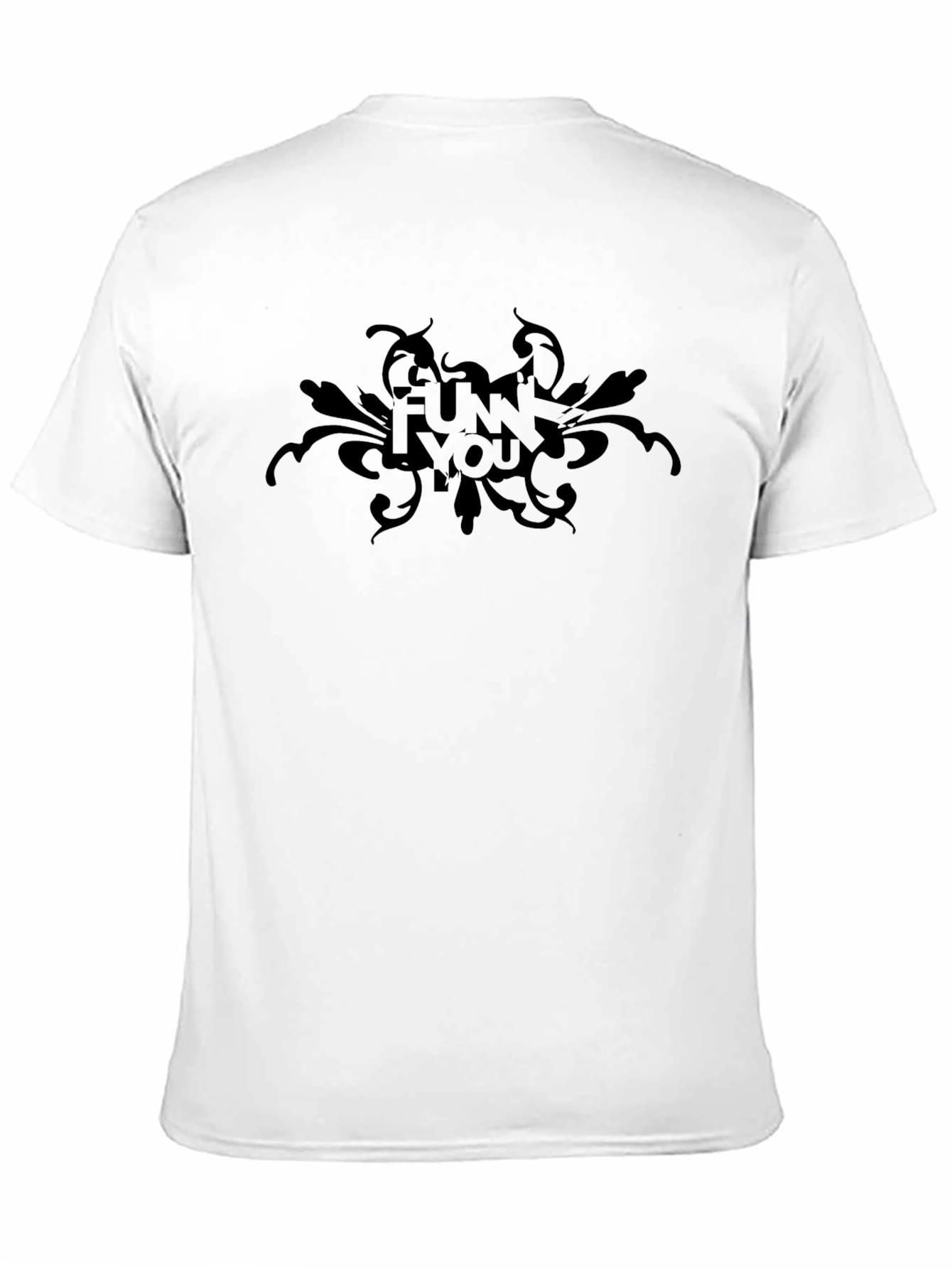 Black Graphic Tee - FUN I YOU