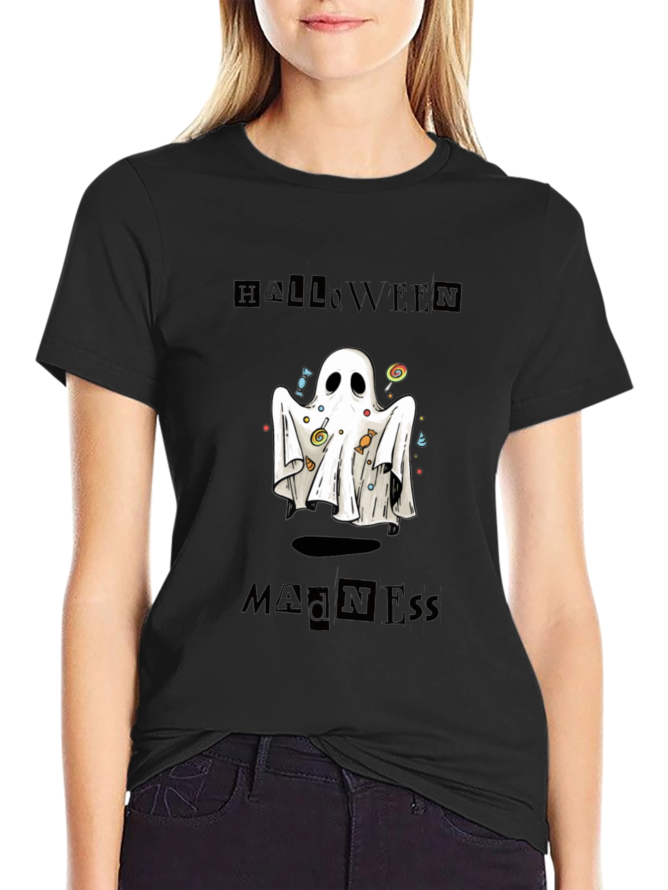Halloween Madness Ghost T-Shirt