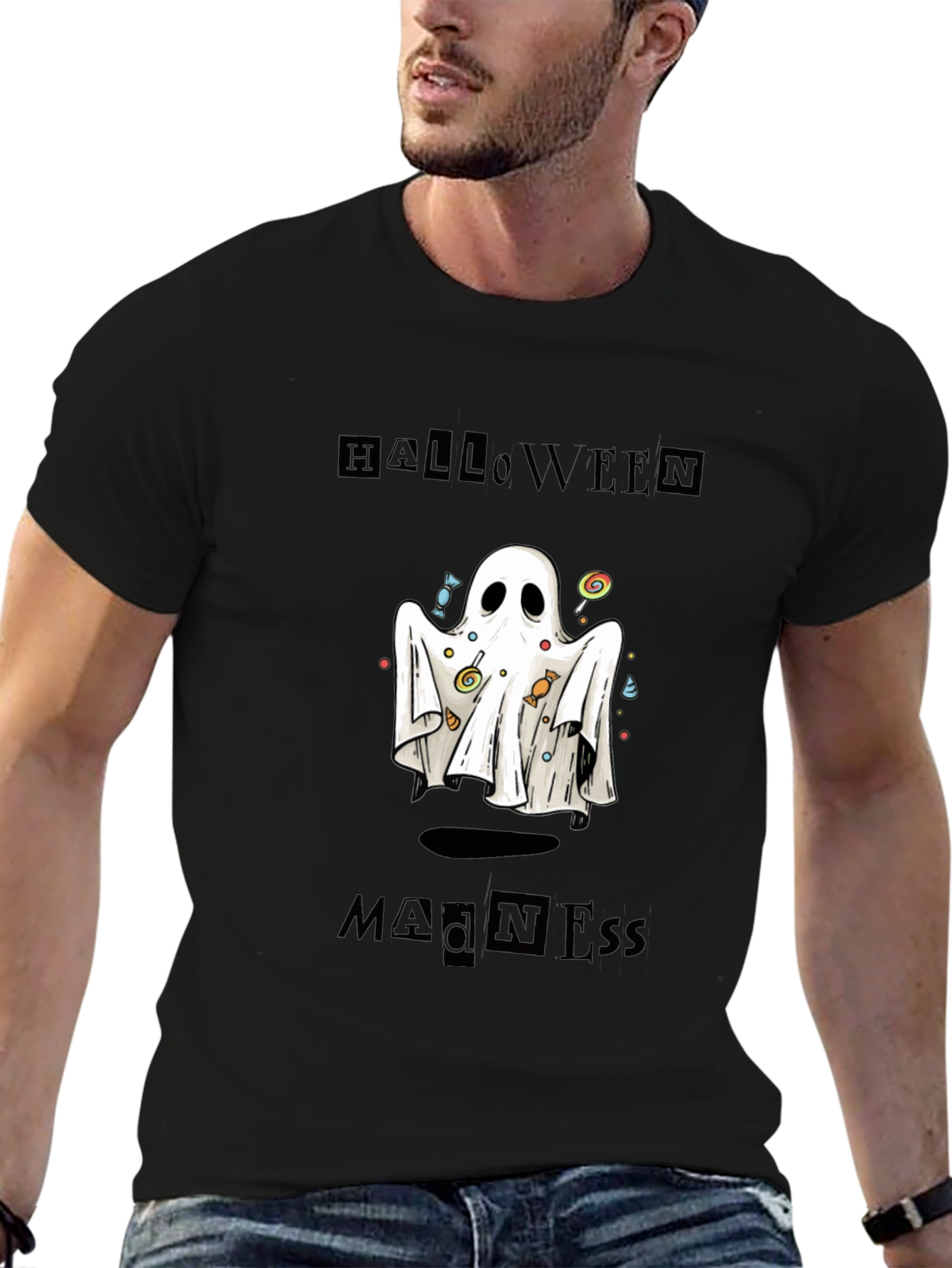 Halloween Madness Ghost T-Shirt