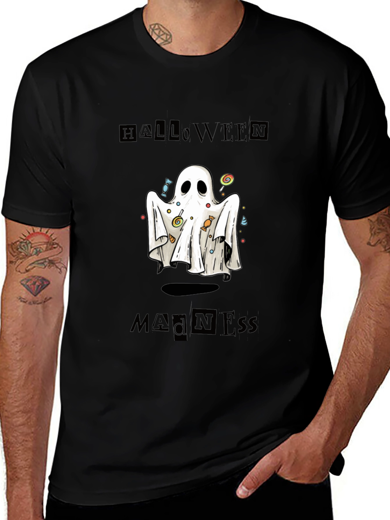 Halloween Madness Ghost T-Shirt