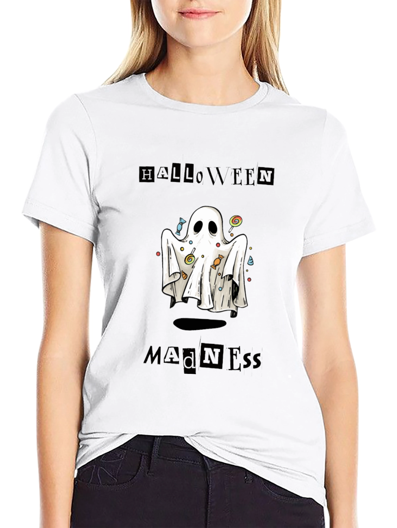 Halloween Madness Ghost T-Shirt