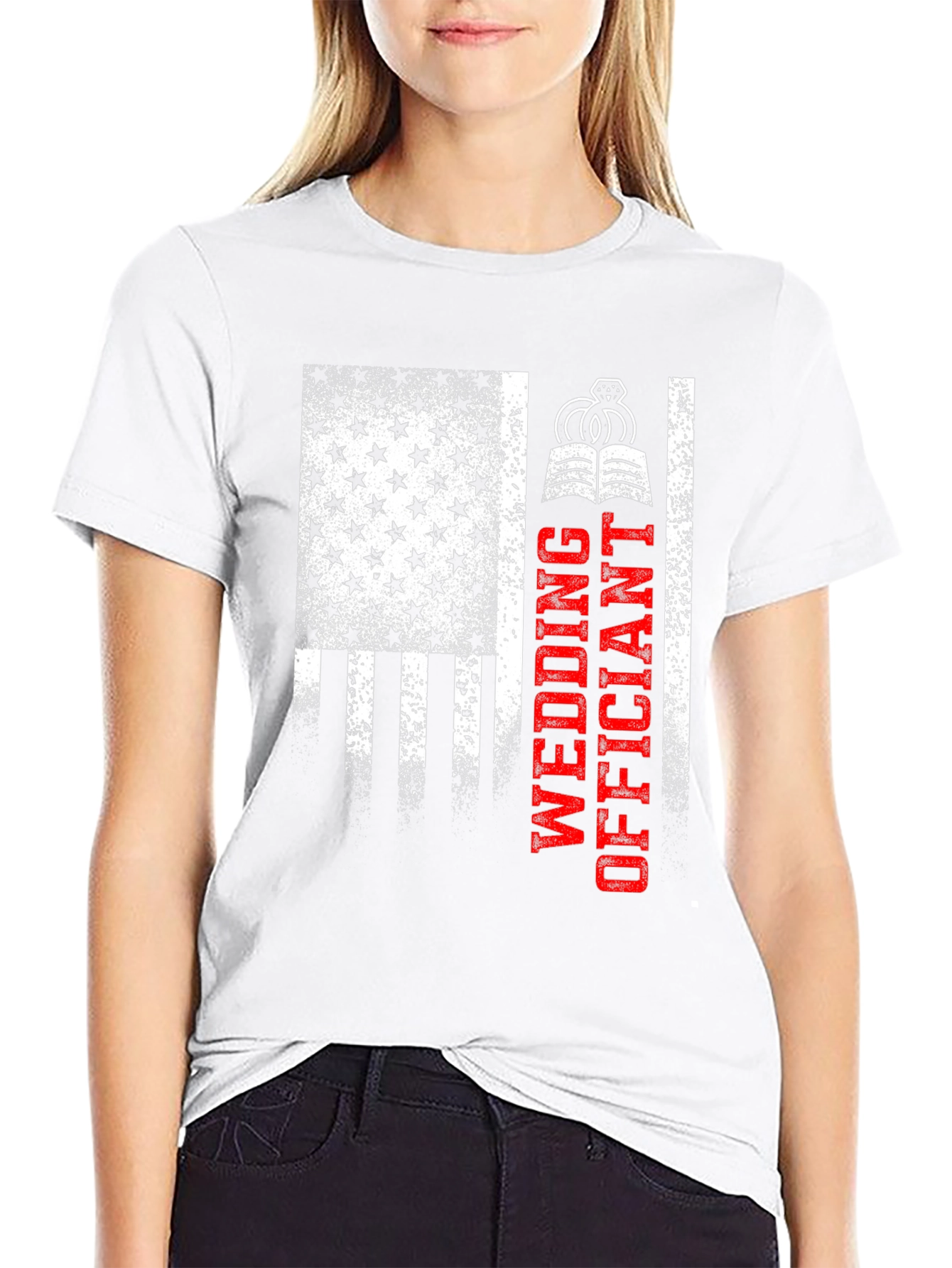 Wedding Officiant Patriotic T-Shirt
