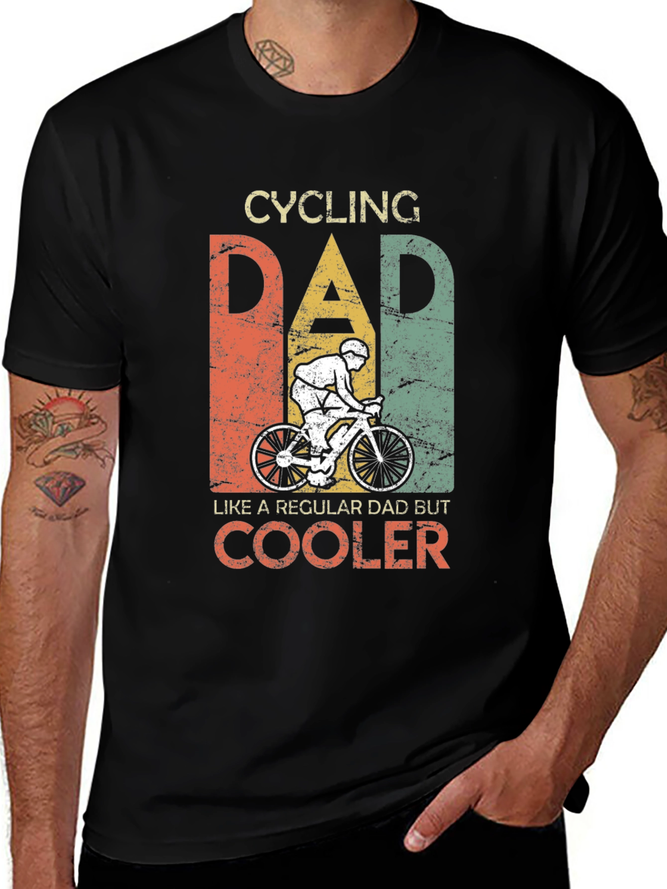 Cycling Dad T-Shirt - Cool Dad Style