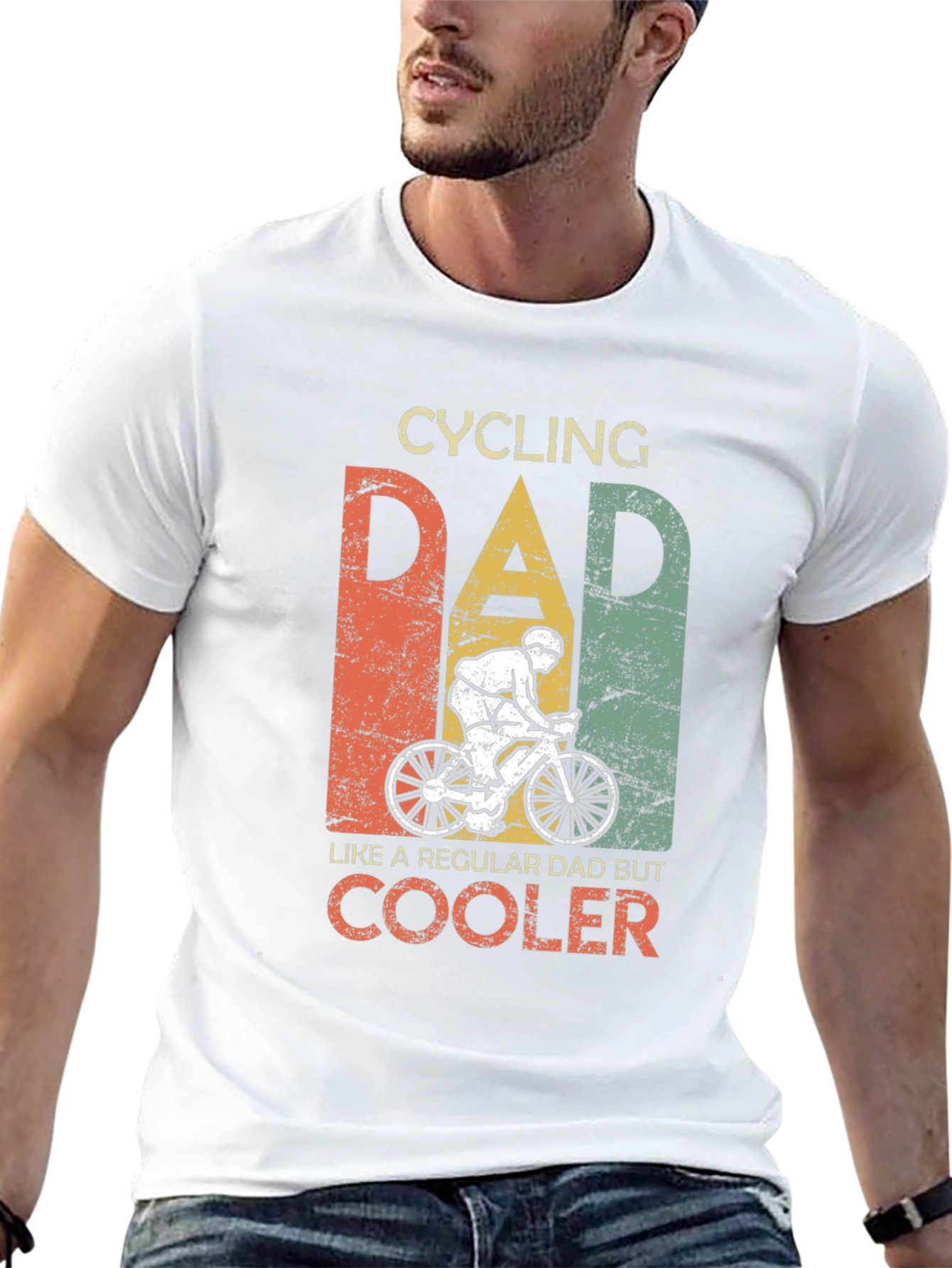 Cycling Dad T-Shirt - Cool Dad Style