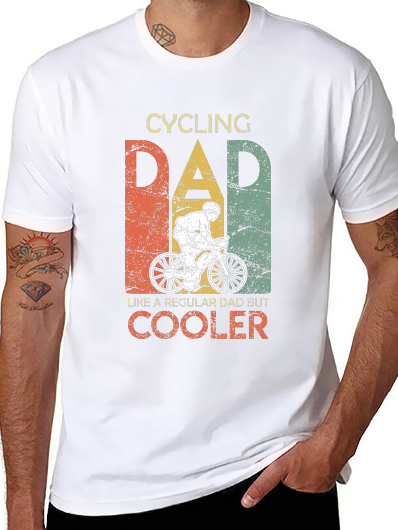 Cycling Dad T-Shirt - Cool Dad Style