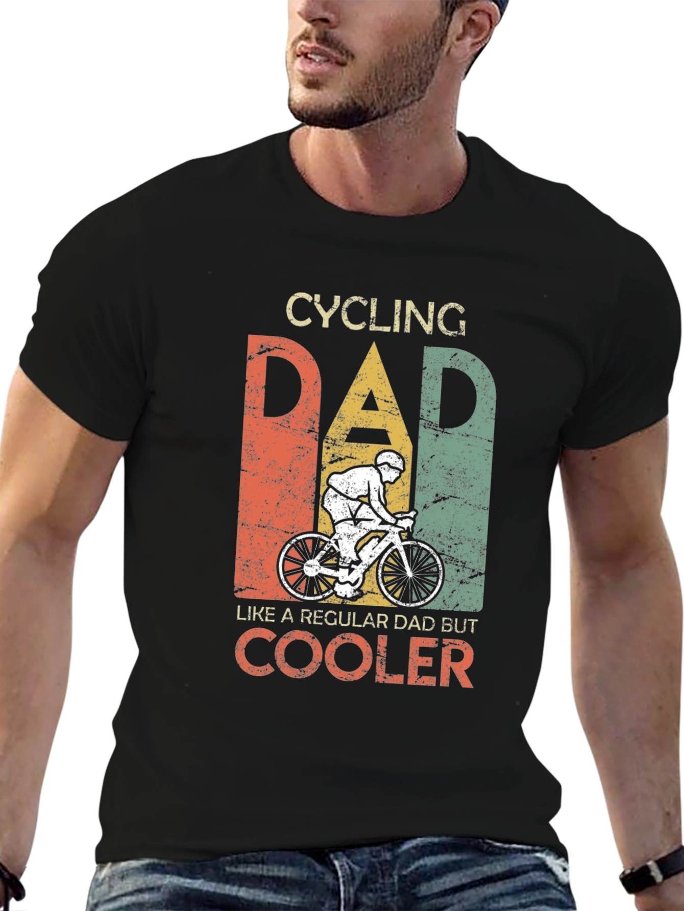 Cycling Dad T-Shirt - Cool Dad Style