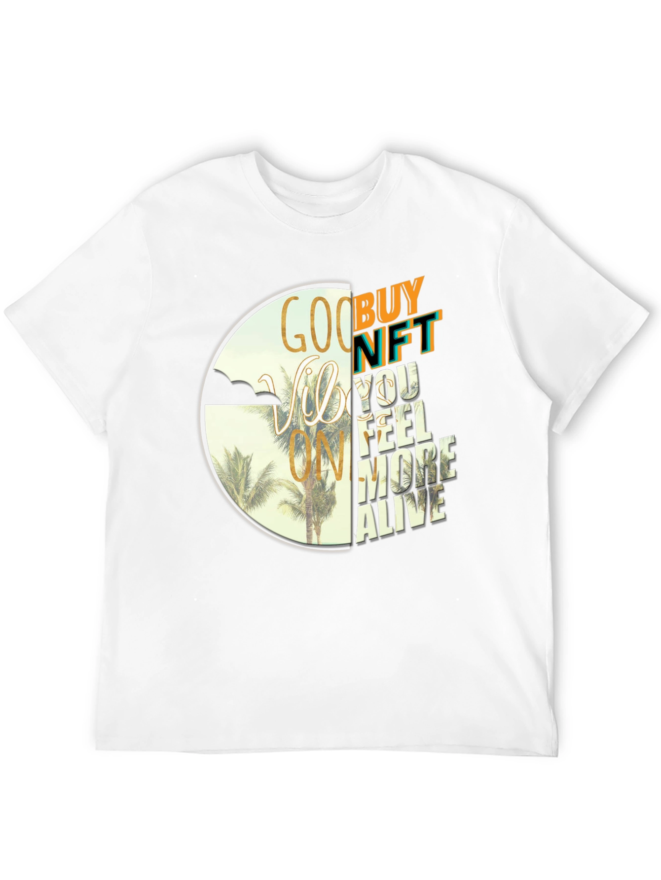 Good Vibes NFT Graphic Tee - Buy Now!