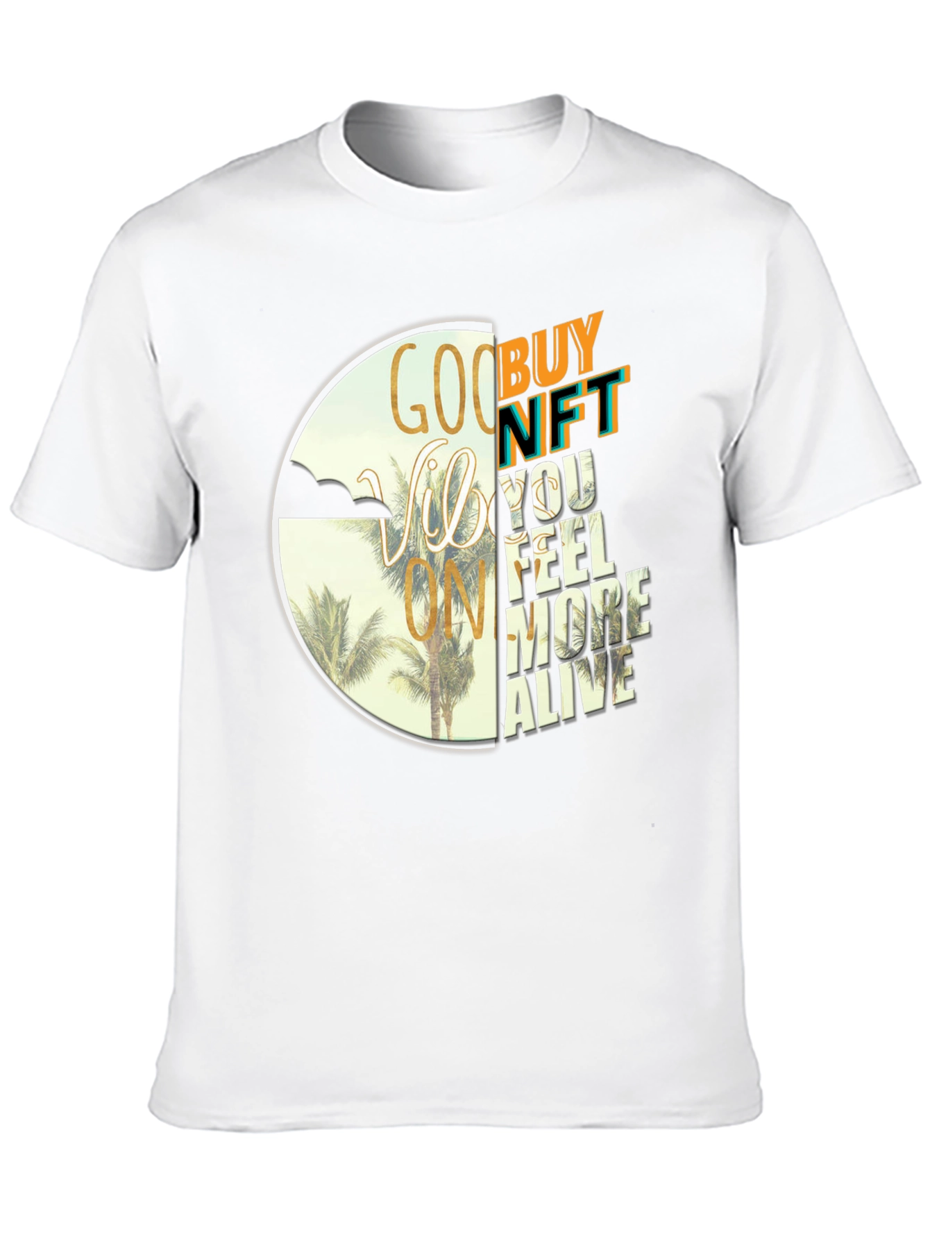 Good Vibes NFT Graphic Tee - Buy Now!