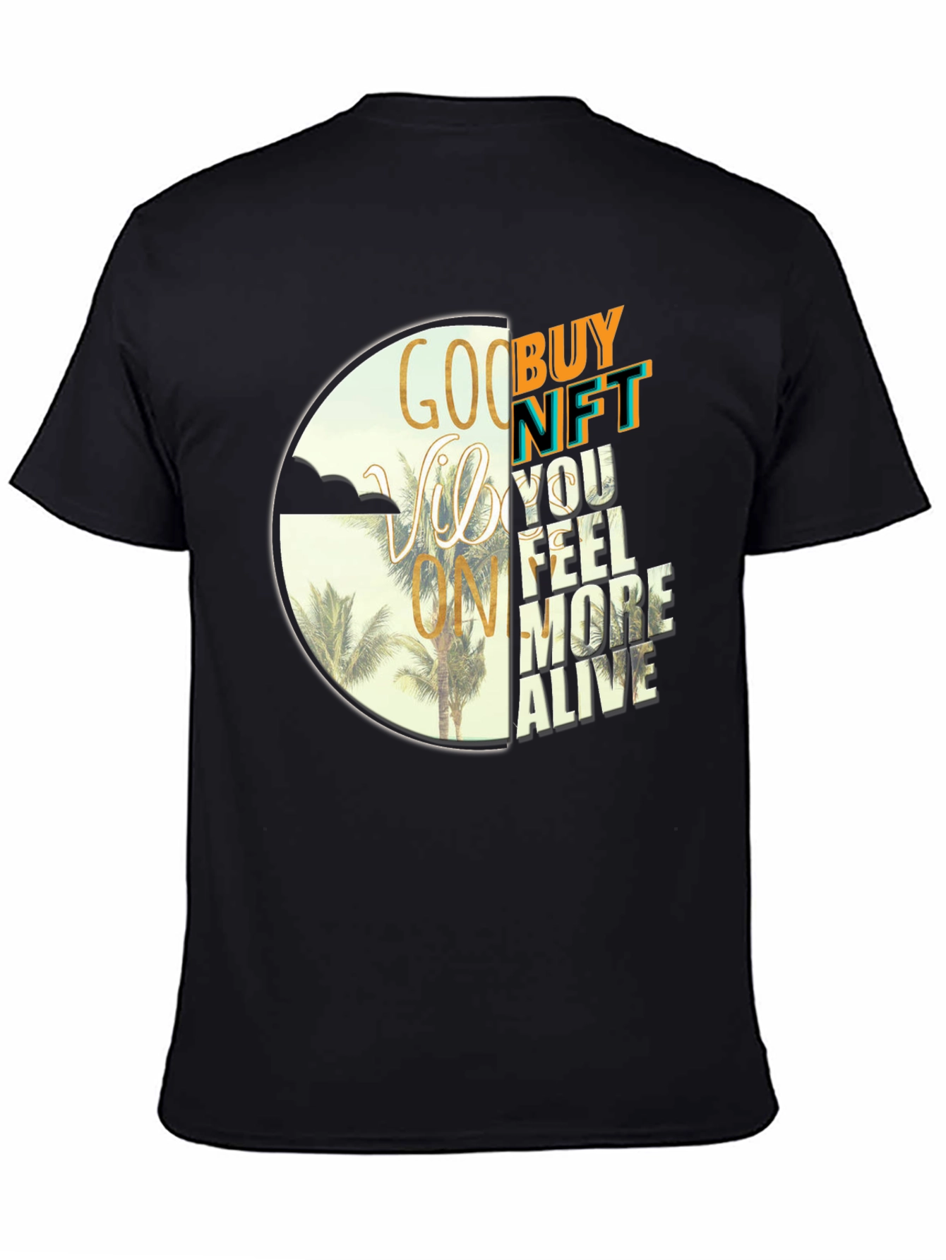 Good Vibes NFT Graphic Tee - Buy Now!