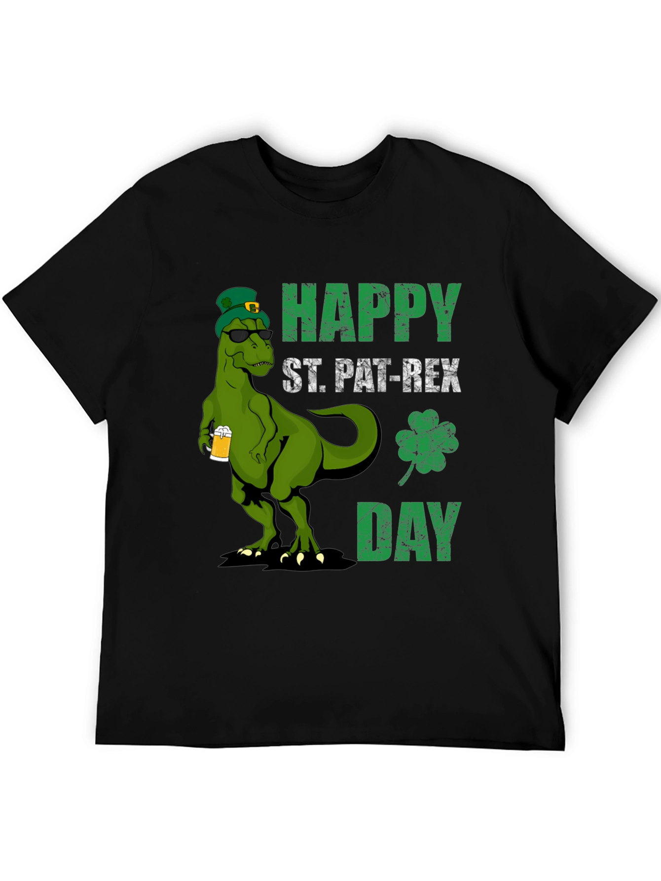St. Pat-Rex Day T-Shirt - Funny Dinosaur Tee