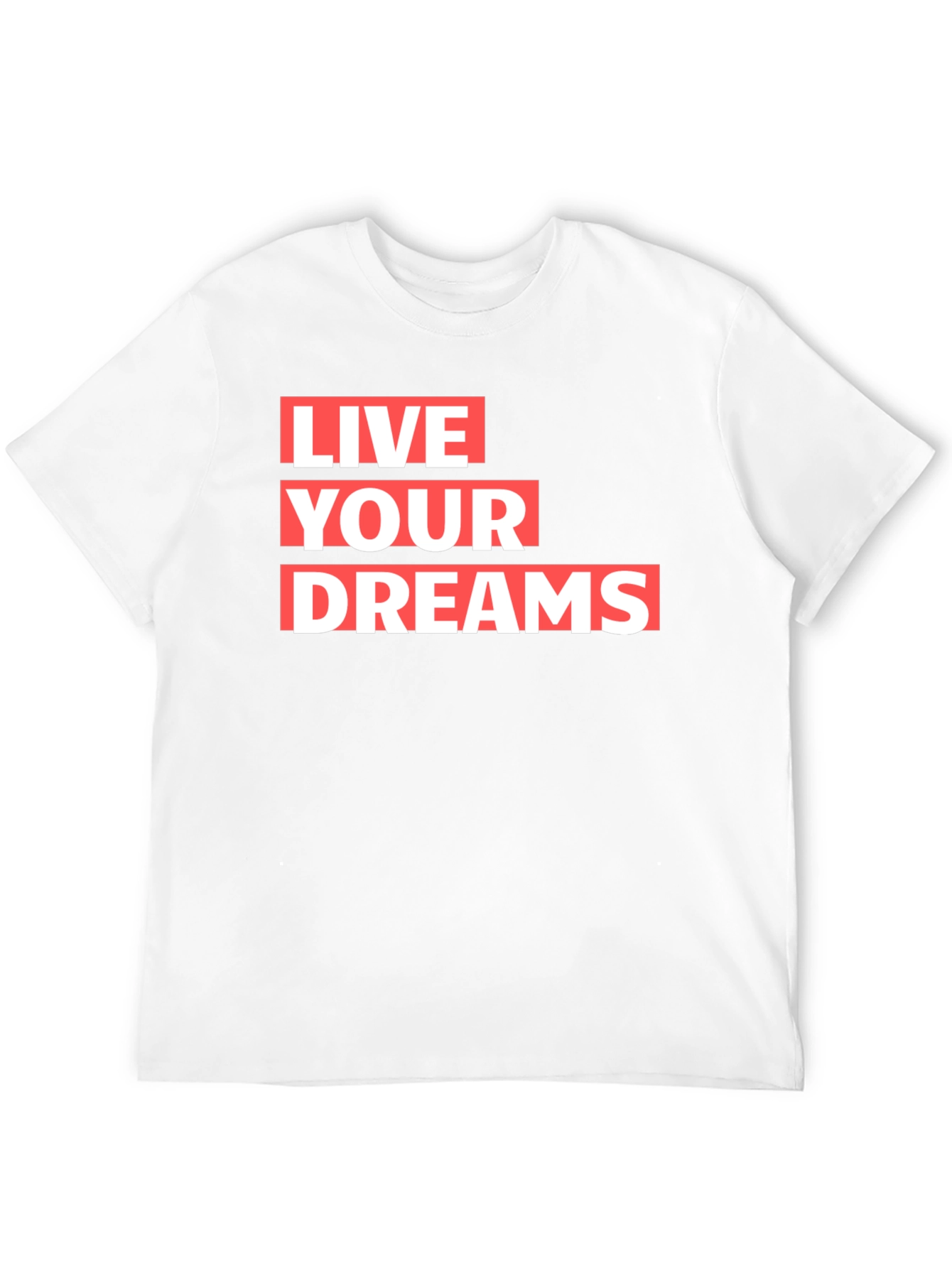 Live Your Dreams Graphic T-Shirt - Black
