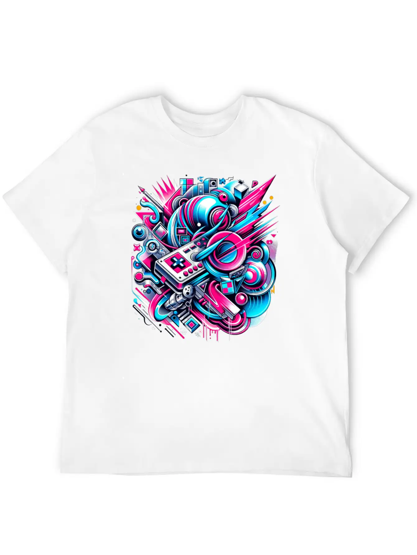 Neon Gamer's Paradise Unisex Casual T-Shirt – Clean Design For Daily Comfort