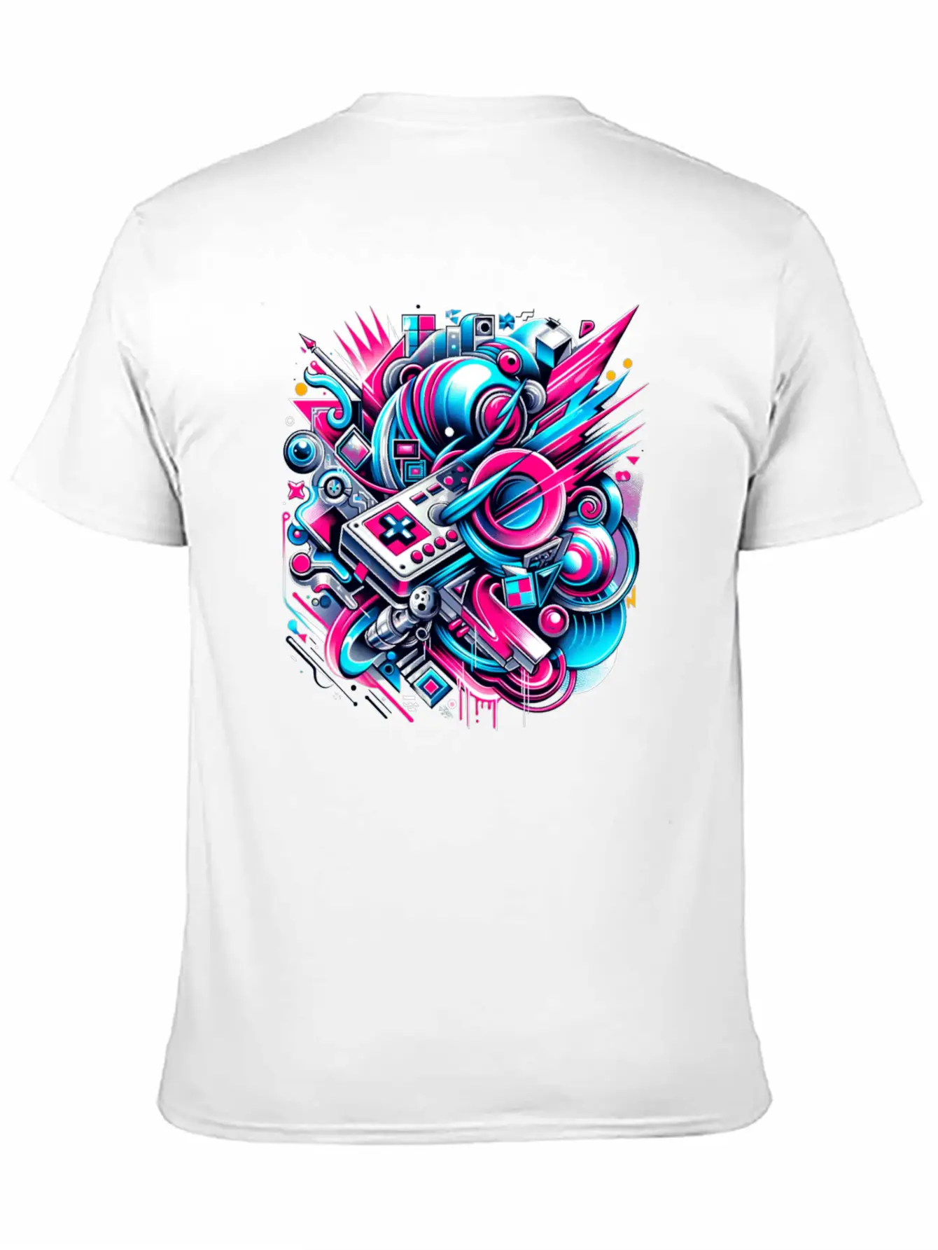 Neon Gamer's Paradise Unisex Casual T-Shirt – Clean Design For Daily Comfort